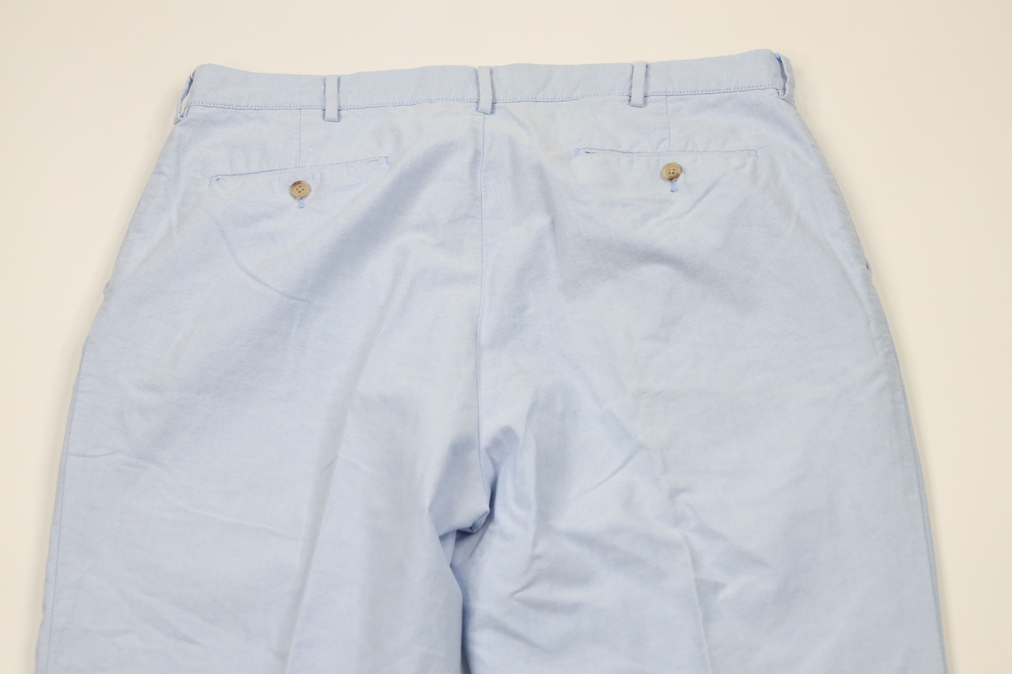 Ralph Lauren × Vintage Vintage 90s Ralph Lauren Oxford Chino Pants Blue Cotton Size US 36 / EU 52 - 10 Thumbnail
