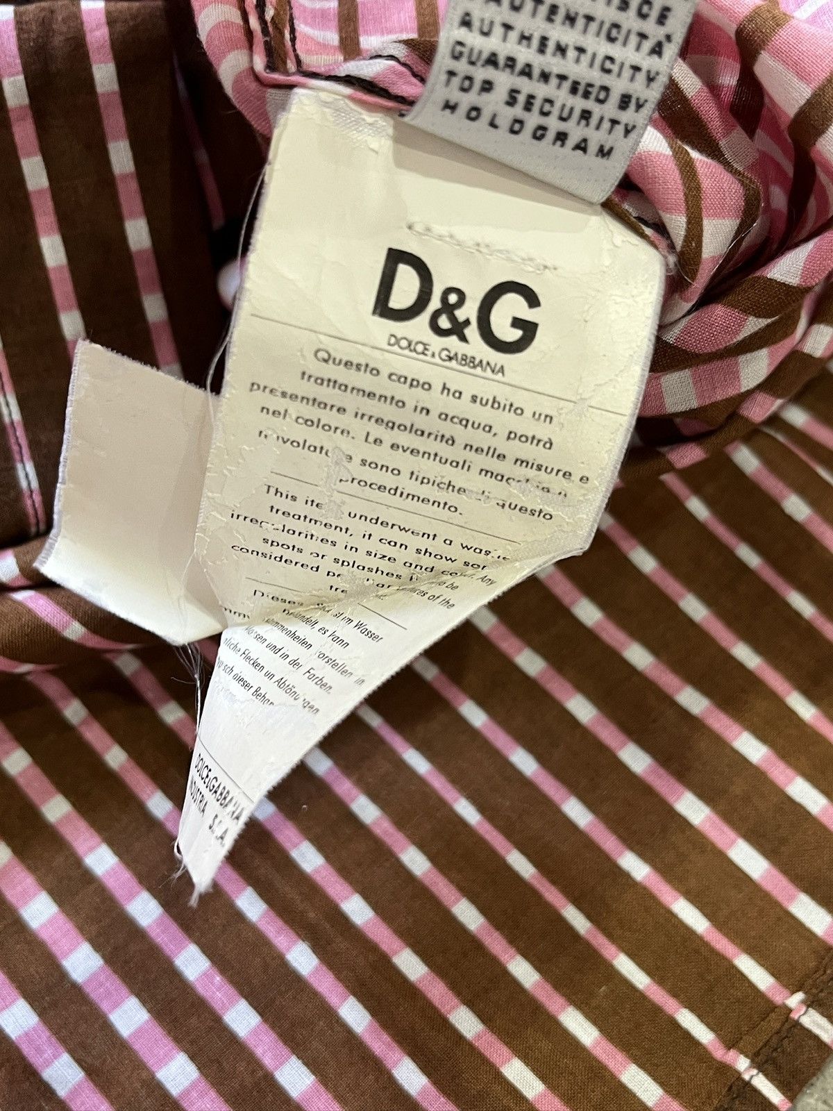 Dolce & Gabbana Vintage Dolce & Gabbana Hologram Shirt (unisex) Size US M / EU 48-50 / 2 - 20 Thumbnail