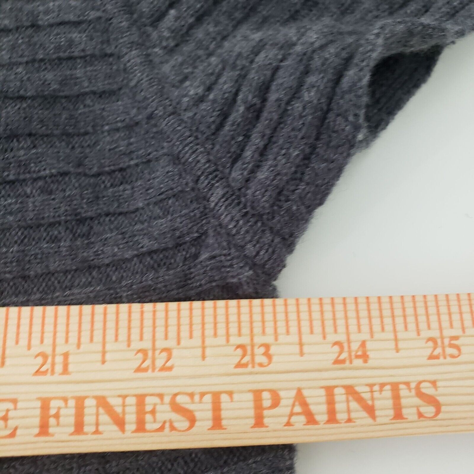 Talbots Talbots Ribbed Cardigan Womens Size XL Gray 100% Merino Wool Size XL / US 12-14 / IT 48-50 - 10 Thumbnail
