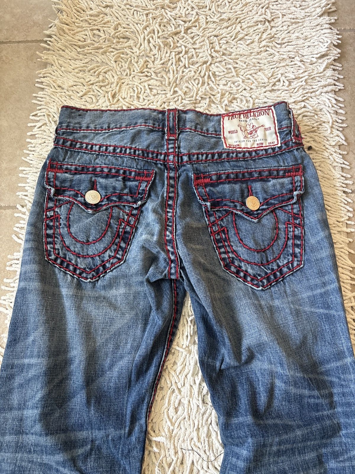 True Religion True Religion “Ricky” Red Stitching Size US 30 / EU 46 - 3 Thumbnail