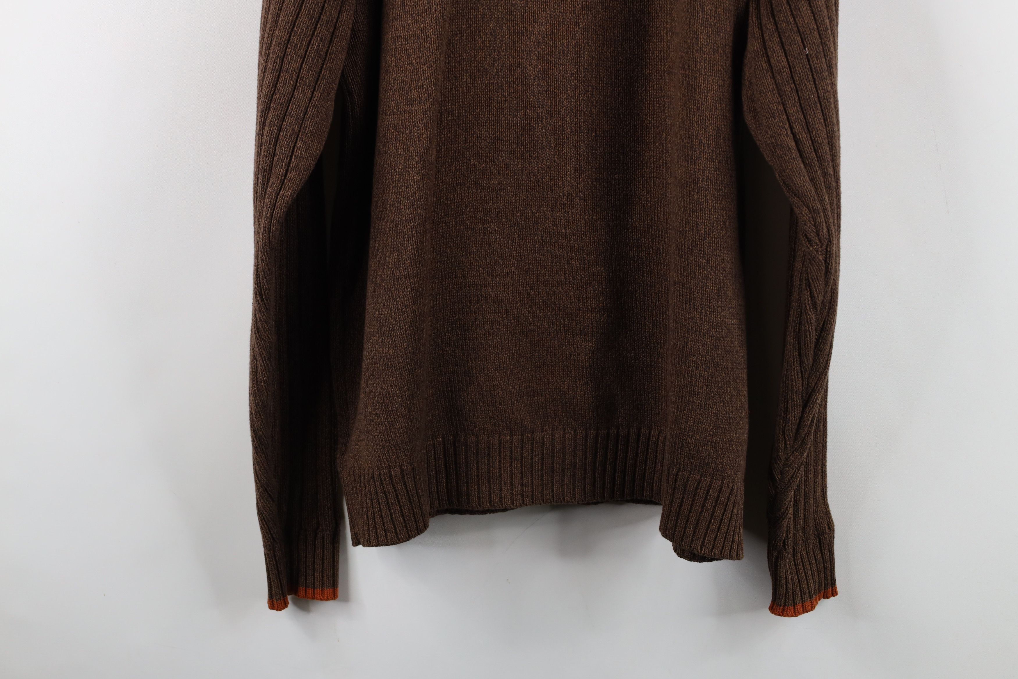 Columbia Vintage Columbia Ribbed Knit V-Neck Sweater Heather Brown Size US M / EU 48-50 / 2 - 11 Thumbnail