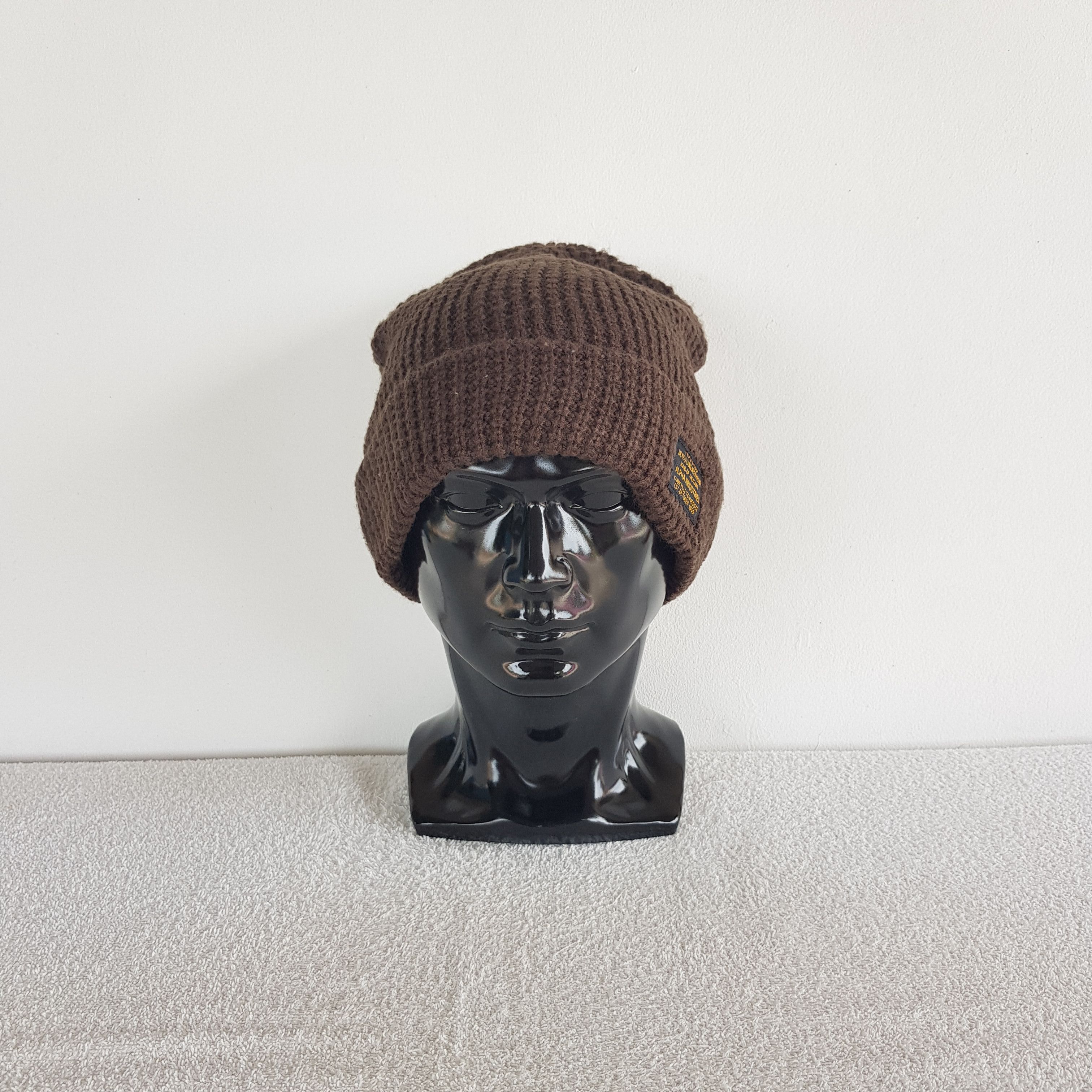 Alpha Industries Vintage Alpha Industries Beanie Snow Caps Hats Size ONE SIZE - 2 Thumbnail