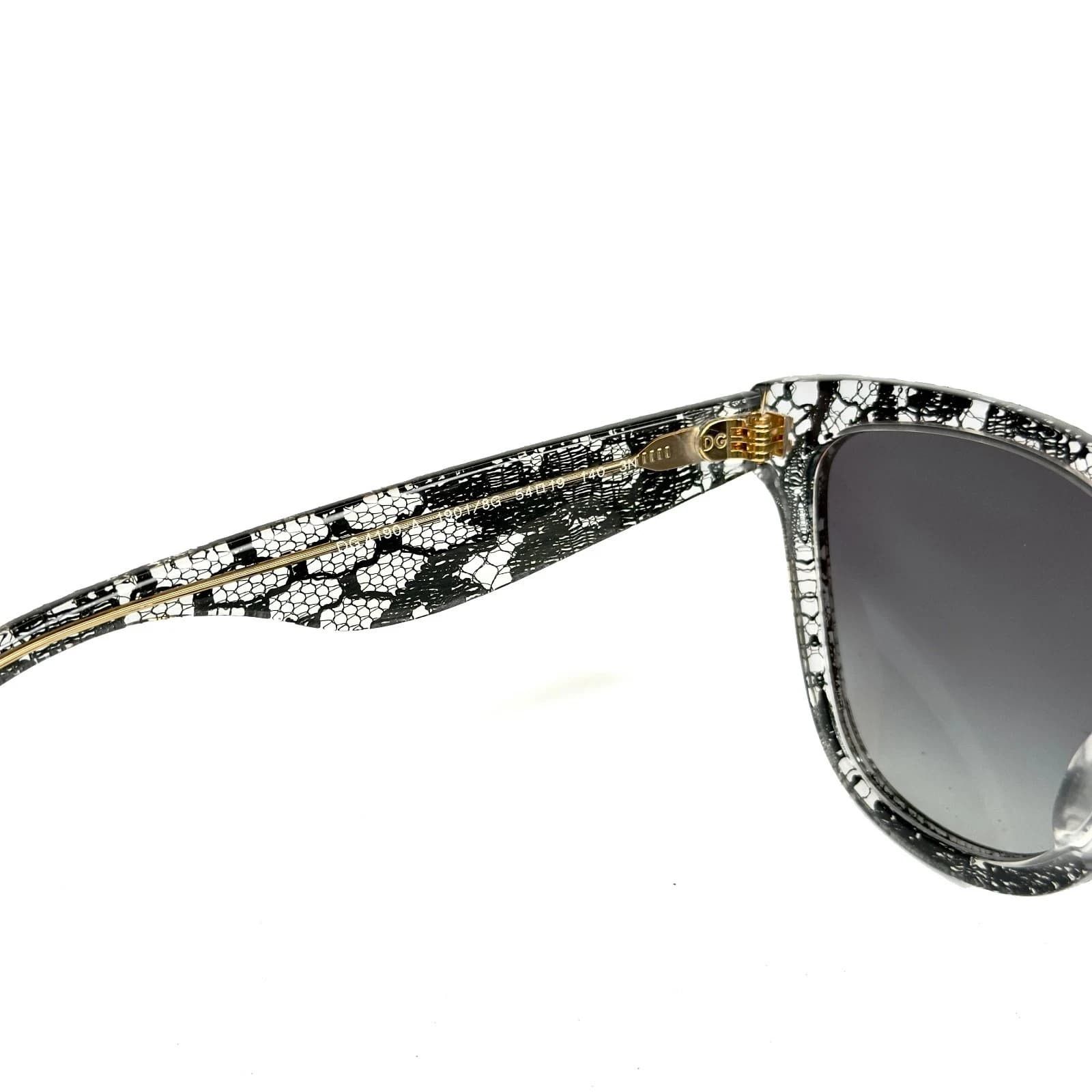 Dolce & Gabbana Dolce & Gabbana DG4190 4190 BLACK LACE Sunglasses Authentic Size ONE SIZE - 2 Thumbnail