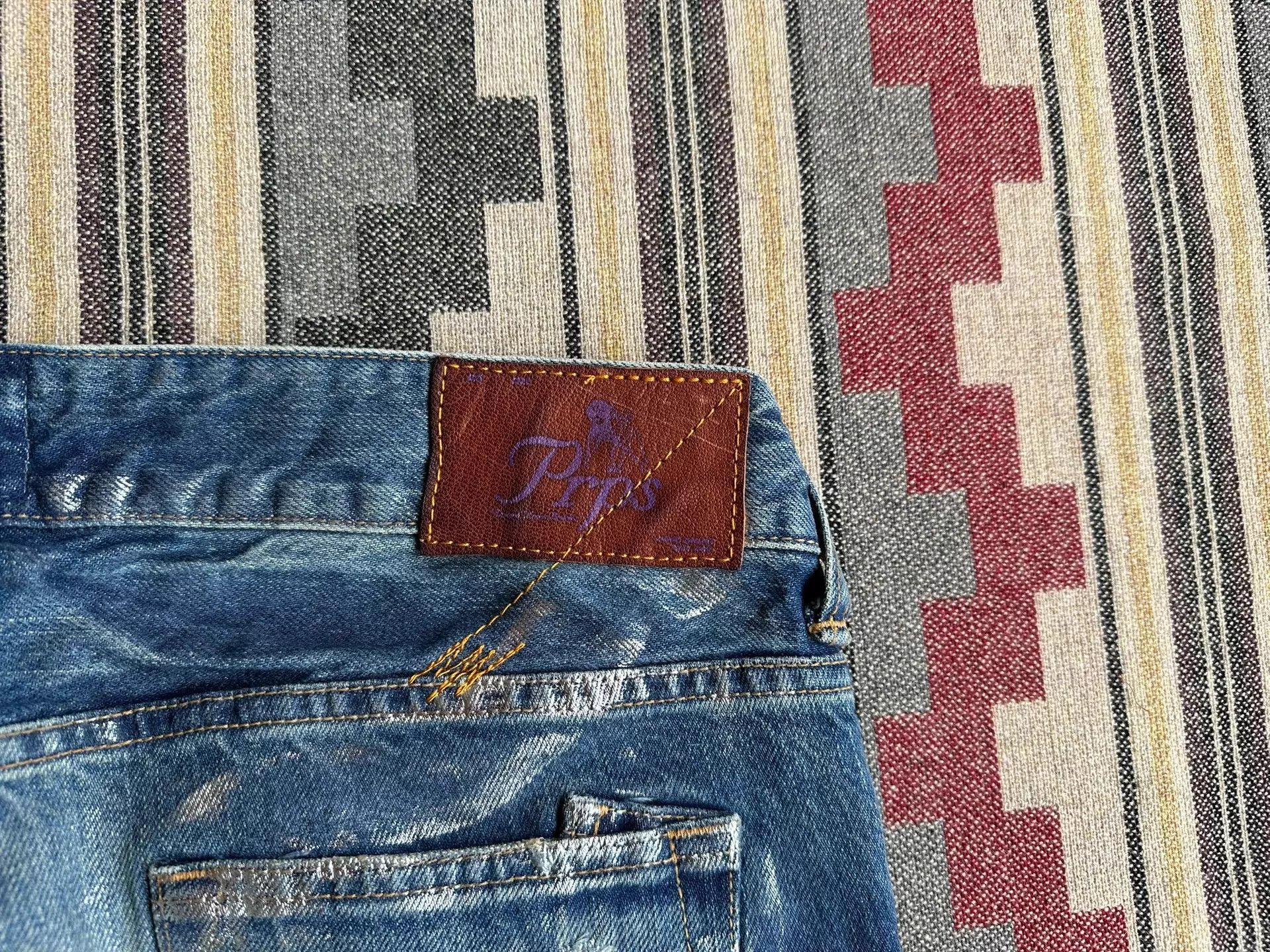Prps Prps Purple R47P12V Washed Spray Distressed Unisex 24,29 Size 24" / US 00 / IT 34 - 5 Thumbnail