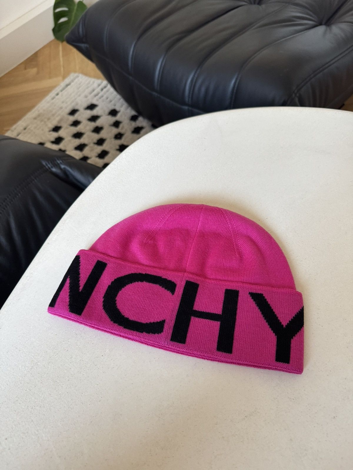Givenchy Givenchy Intarsia Knit Logo Beanie Designer Luxury High End Size ONE SIZE - 2 Thumbnail