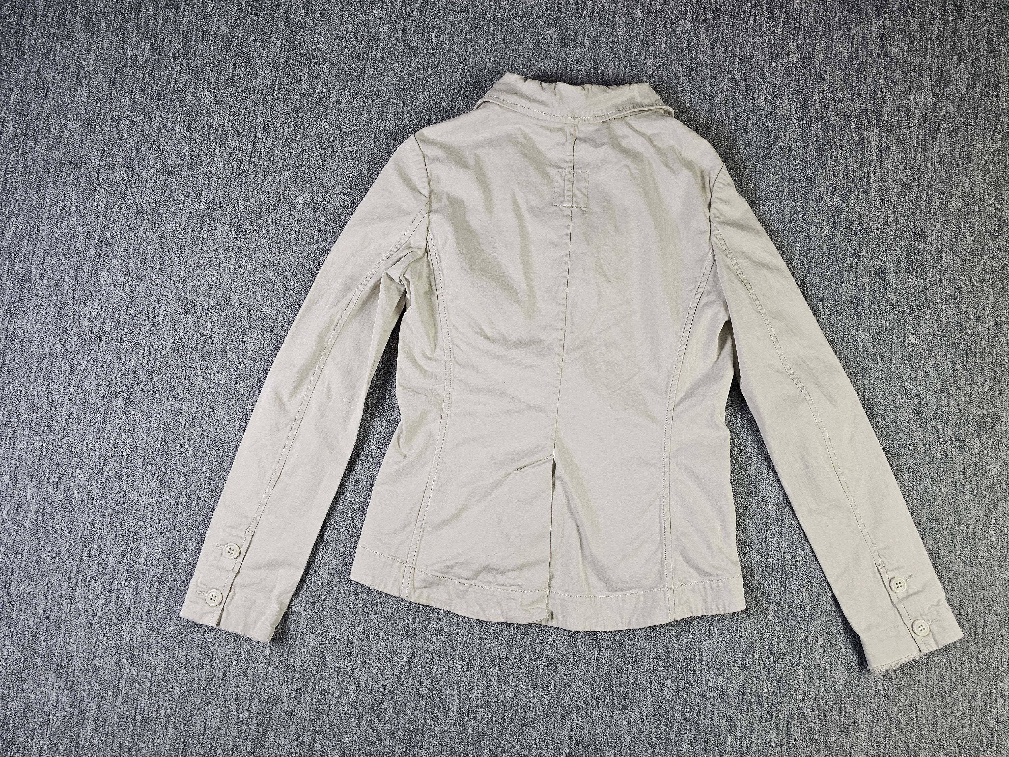 Diesel Diesel Moto Blazer Jacket Cream Distressed Size M / US 6-8 / IT 42-44 - 2 Thumbnail