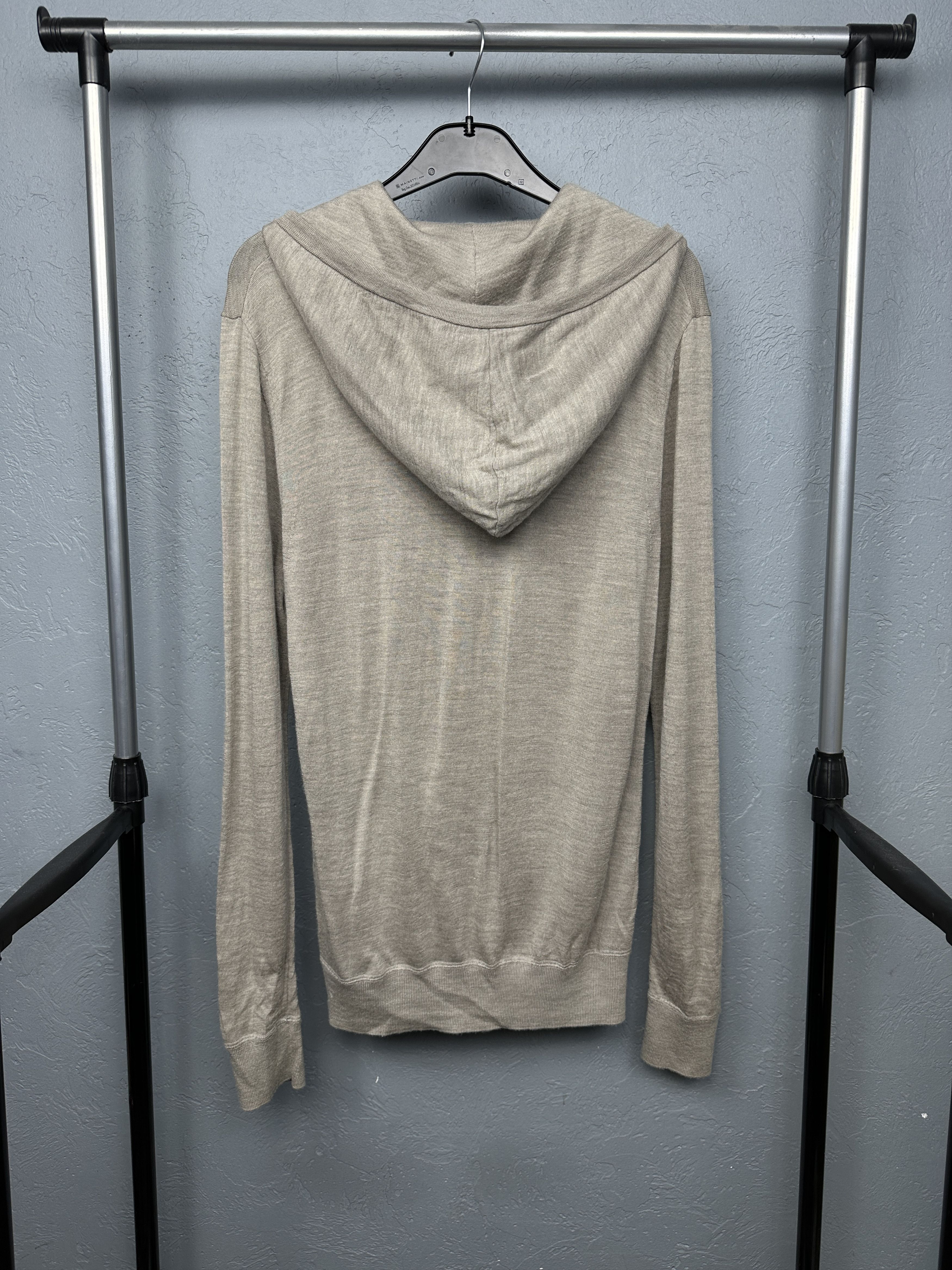 Allsaints Allsaints Mens Mode Merino Wool Knit Zip Hoodie Size US L / EU 52-54 / 3 - 6 Thumbnail