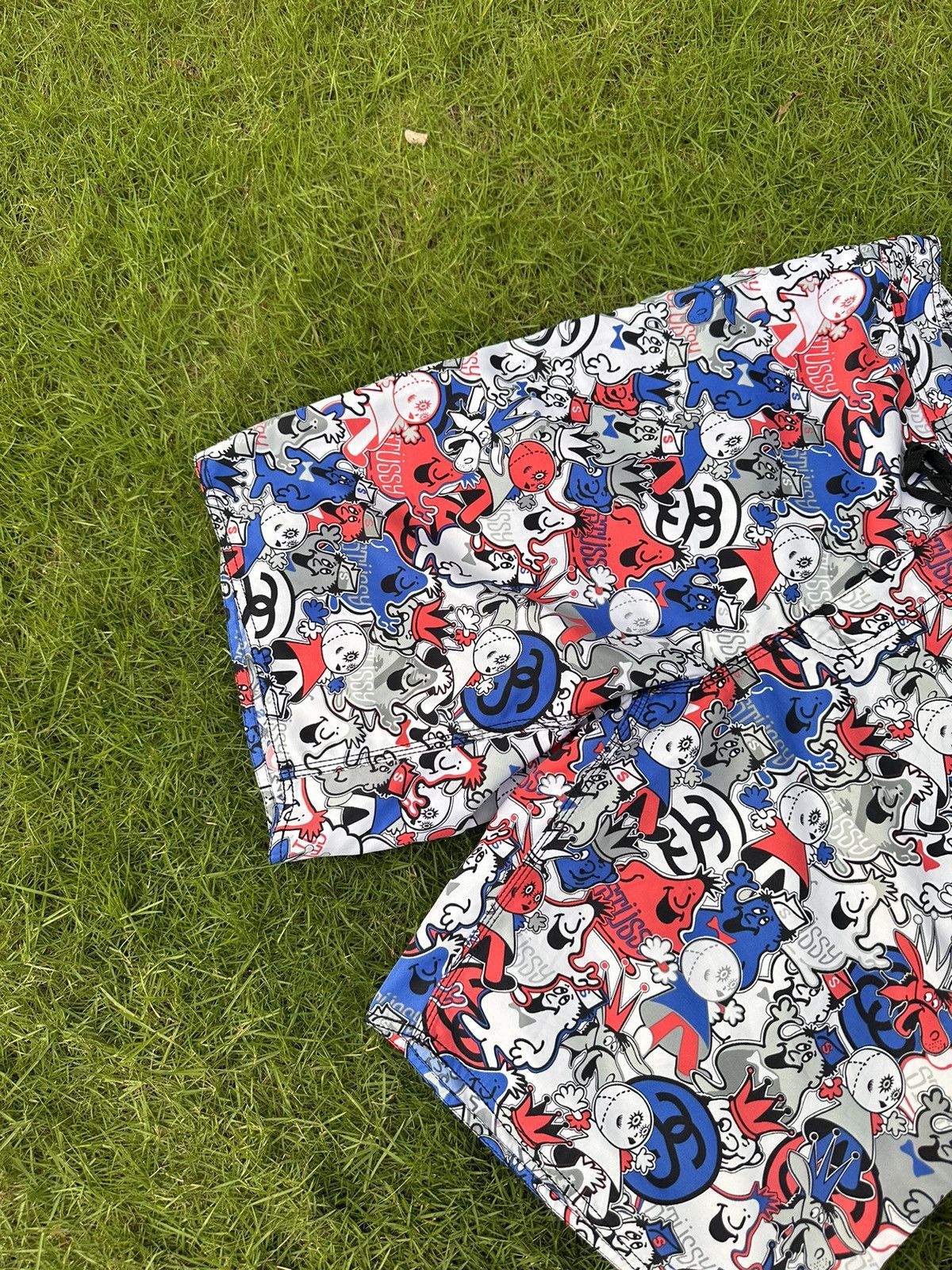Stussy × Vintage STUSSY VINTAGE MONOGRAM LOGO STREETWEAR SHORTS Size US 32 / EU 48 - 5 Thumbnail
