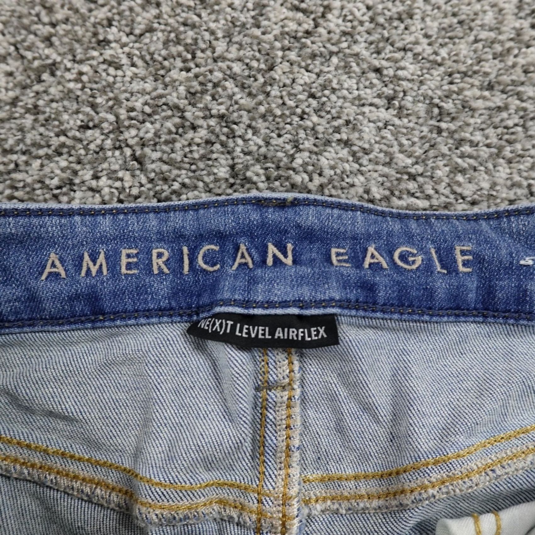American Eagle Outfitters American Eagle Outfitters Jeans Mens 32X30 Dark Blue Denim Slim Straight Stretch Flex Pants Regular 32 Blue Jeans Mens Size US 32 / EU 48 - 4 Thumbnail