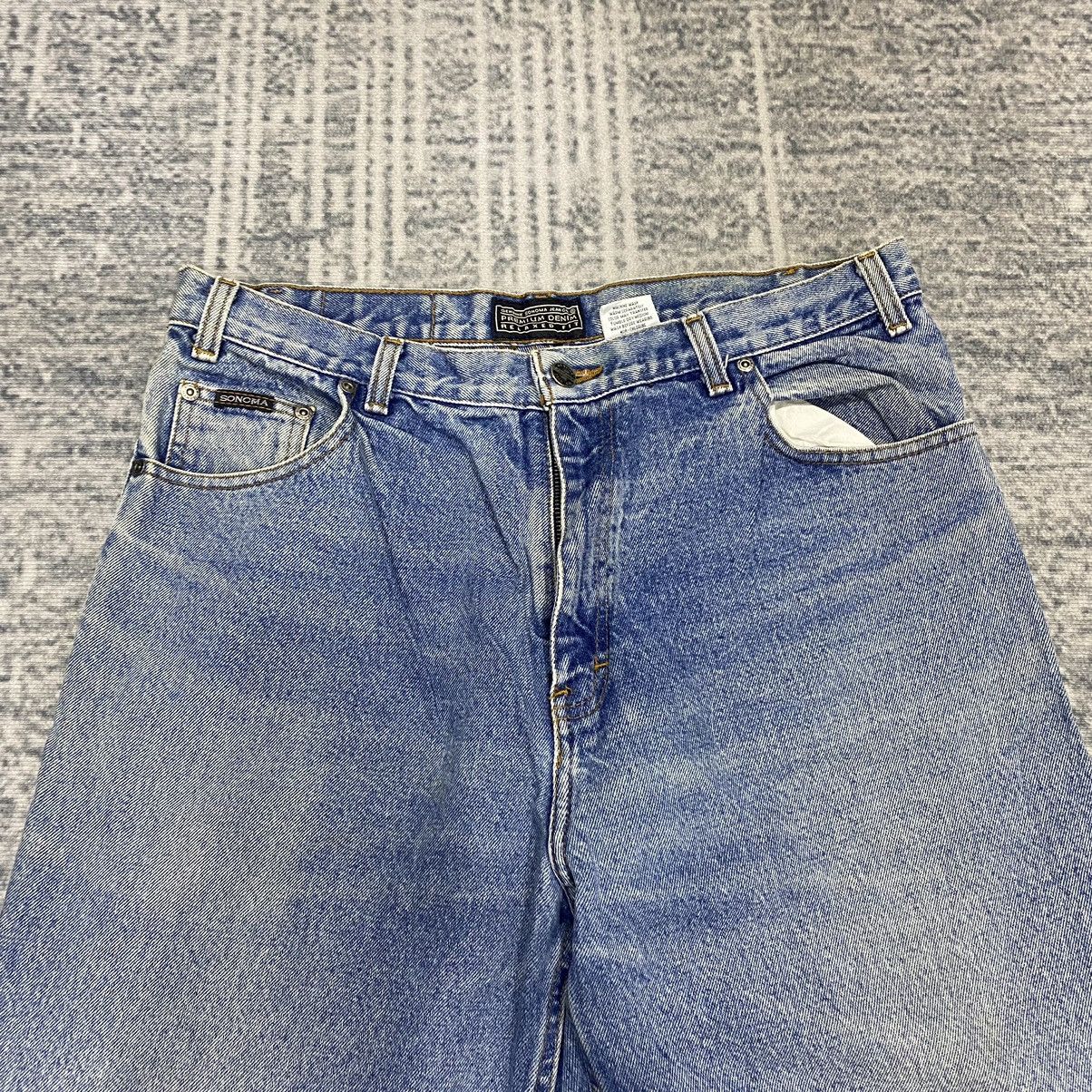 Japanese Brand × Vintage Sickkk☠️ Sonoma Mud Wash Jeans 90s Relaxed fit Size US 34 / EU 50 - 5 Thumbnail