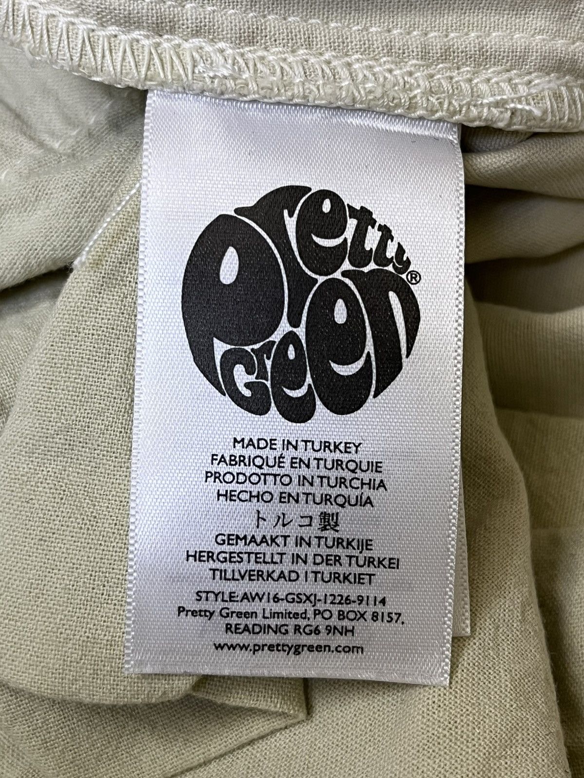 Pretty Green Nice🔥🔥PRETTY GREEN by liam gallagher oasis casual pants Size US 31 - 20 Thumbnail