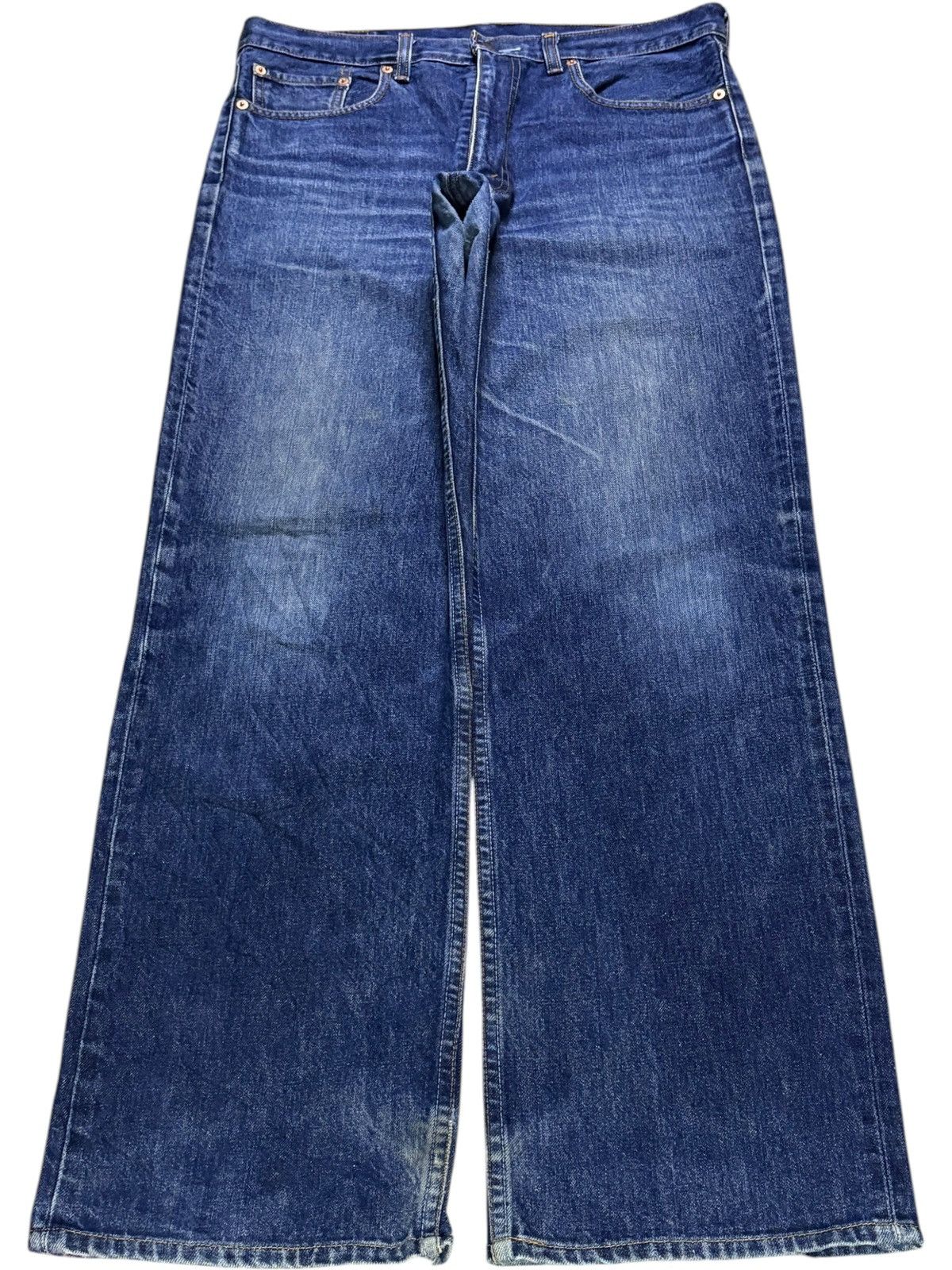 Levi's Vintage 90s Levis 508 Mud Wash Distressed Loose Baggy Jeans Size US 34 / EU 50 - 1 Thumbnail