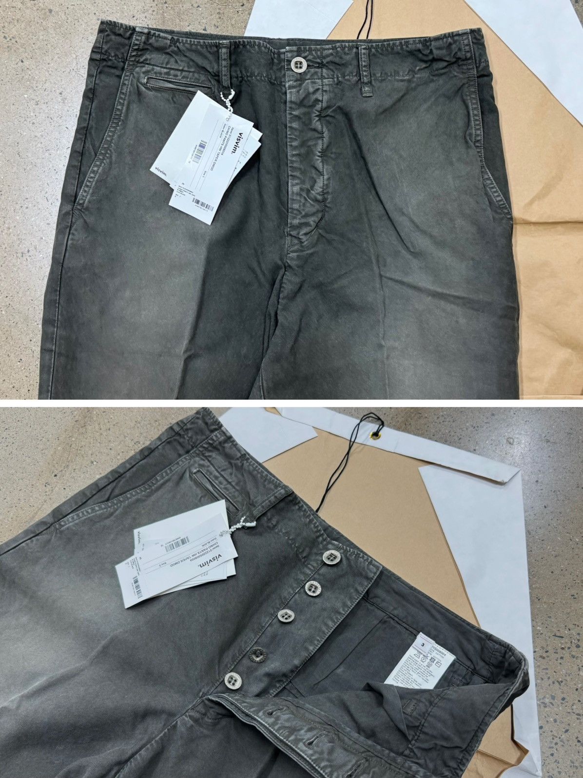 Visvim Visvim 22aw CHINO PANTS HW TAPER DMGD Size US 34 / EU 50 - 3 Thumbnail
