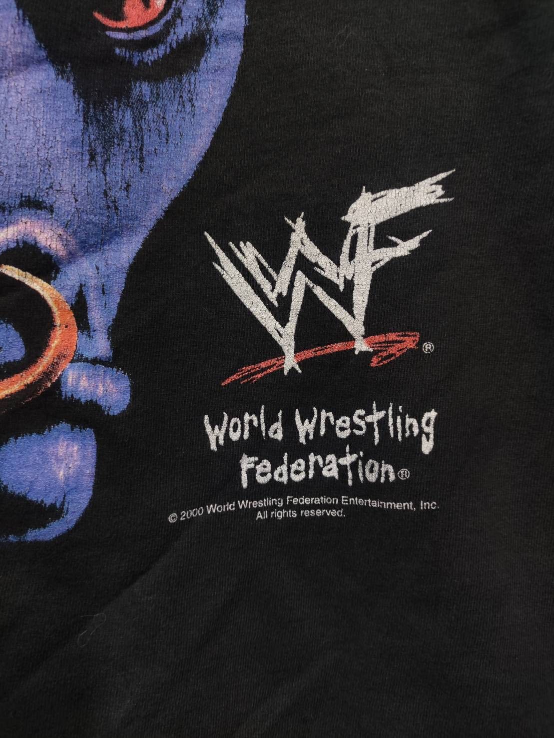 WWF Vtg 00's The Rock " Know Your Role, The Peoples Champion " Size US L / EU 52-54 / 3 - 4 Thumbnail