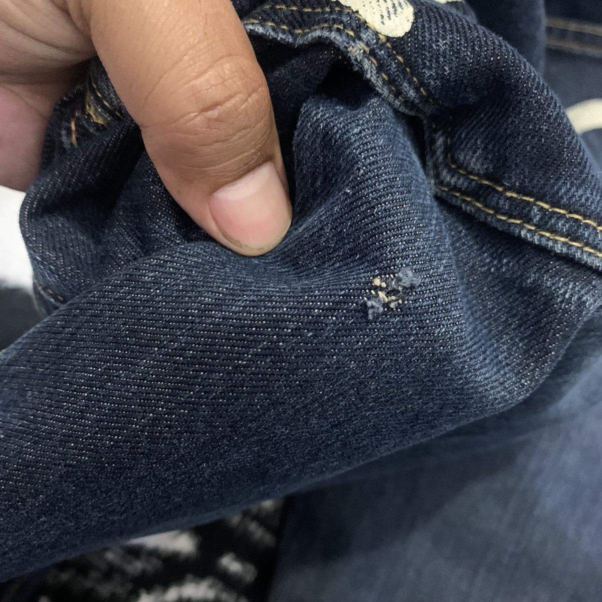 Evisu Evisu Seagull White Painting Selvedge Jeans Size US 32 / EU 48 - 8 Thumbnail