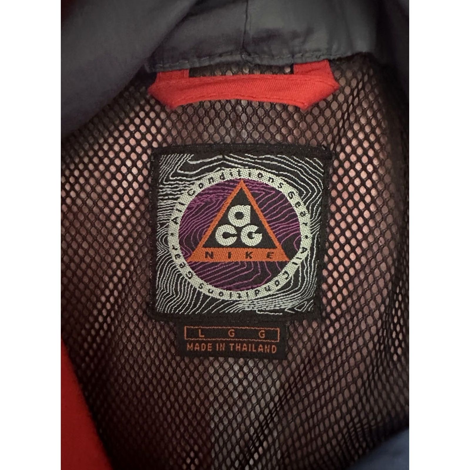 Nike ACG VINTAGE Nike ACG Storm-Fit Mountain Parka Jacket Mens Size L Red 90s Parka Tech Jacket Regular Vintage 90s Mens Size US L / EU 52-54 / 3 - 6 Thumbnail