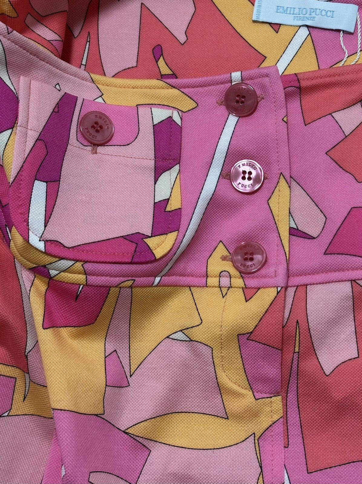 Emilio Pucci EMILIO PUCCI S/S 2007 Leaf Print Pleated Mini Skirt Size 25" / US 0 / IT 36 - 6 Thumbnail