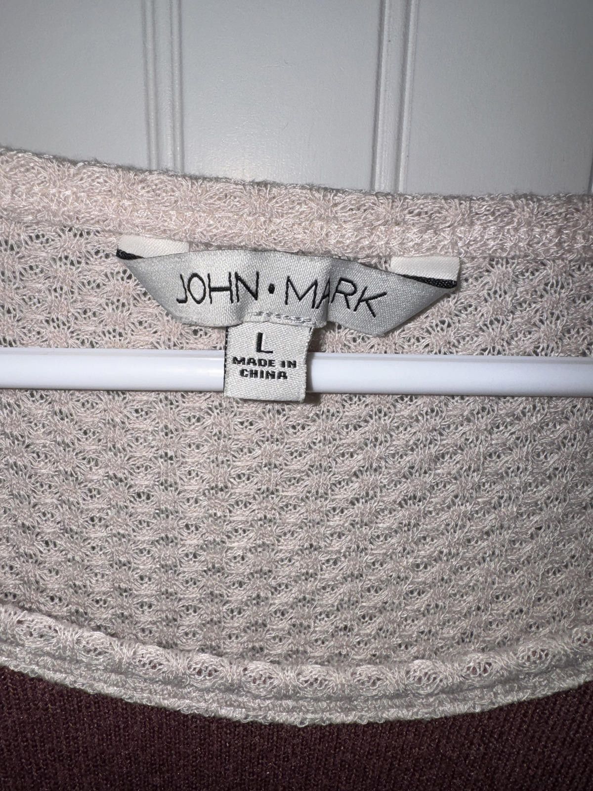 Other John Mark Women's Large Long Sleeve Patchwork Tunic Top Size L / US 10 / IT 46 - 3 Thumbnail