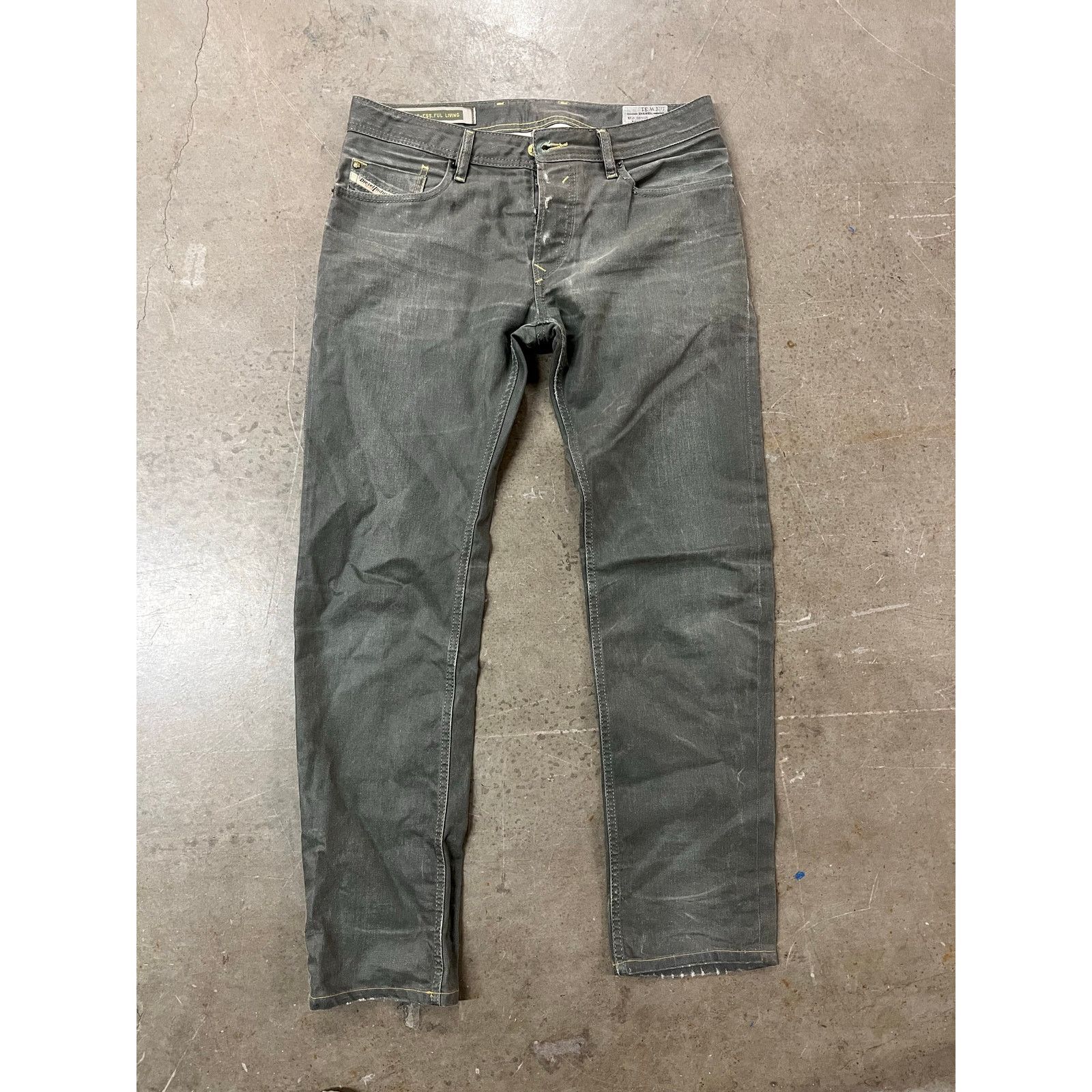 Diesel Diesel - Waykee Regular Straight / stone washed gray / 31x29 Size US 31 - 1 Thumbnail