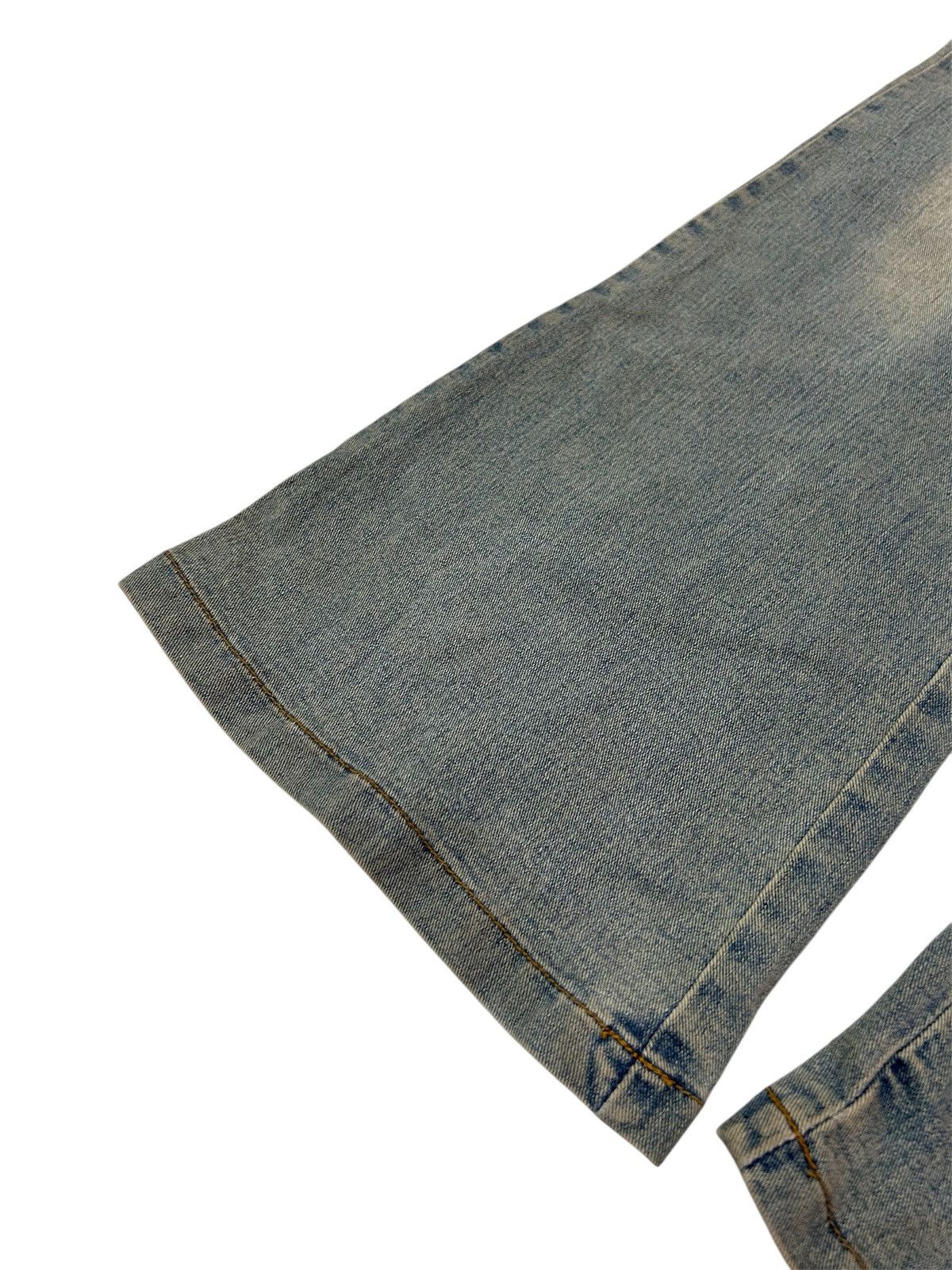 Japanese Brand × Vintage 💥 Vintage Japanese Punk Style Boot Cut Jeans Size 28" / US 6 / IT 42 - 15 Thumbnail