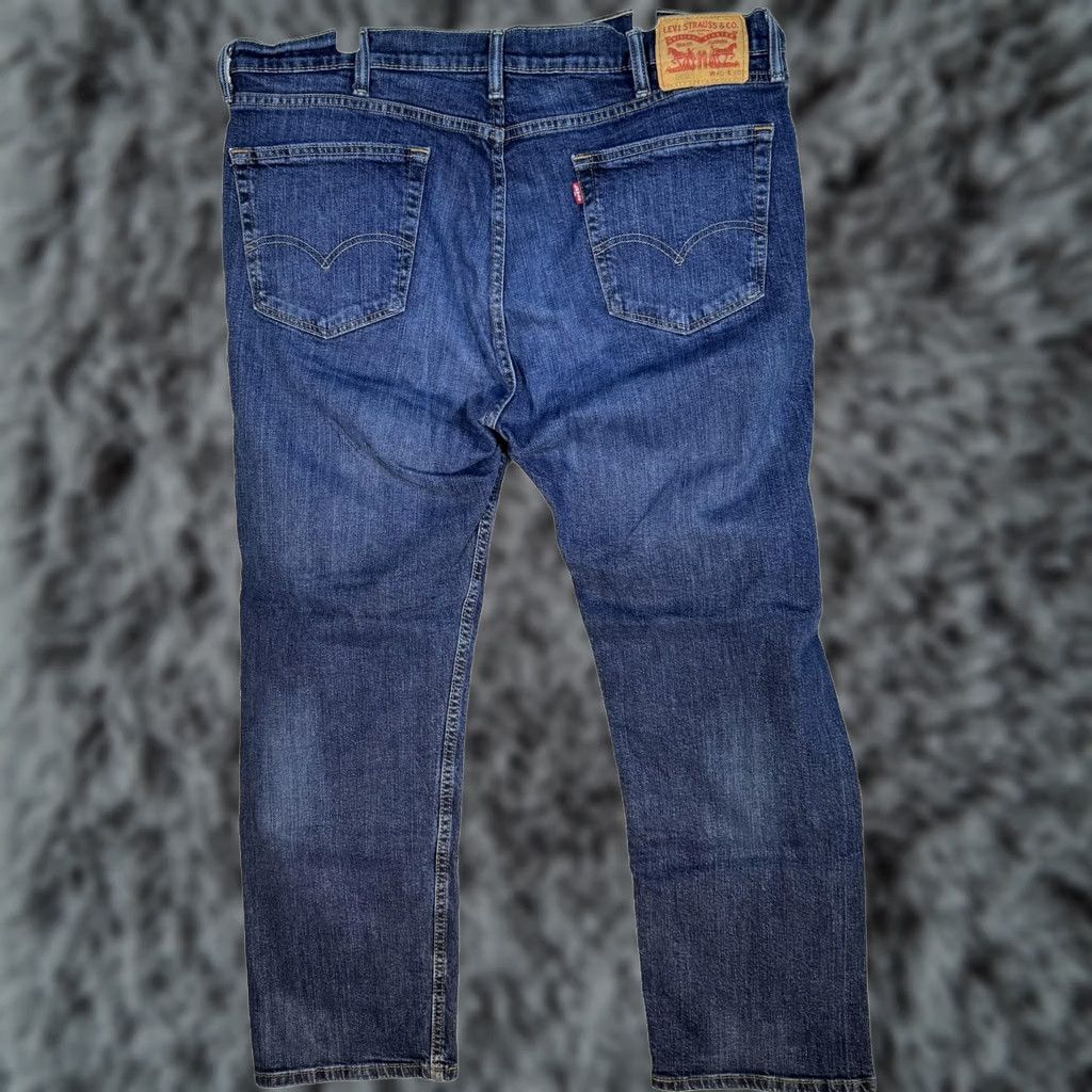 Levi's VINTAGE Levi’s 505 Jeans Mens 40x30 Blue Regular Fit Straight Leg Stretch Denim Zip Fly Size US 40 / EU 56 - 1 Thumbnail