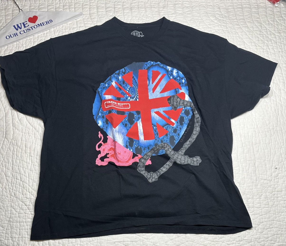 Travis Scott Travis Scott London Exclusive Tee/Size 2XL Size US XXL / EU 58 / 5 - 1 Thumbnail