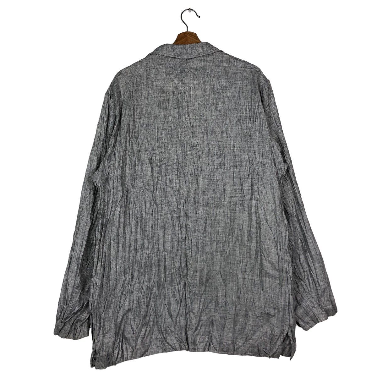 Issey Miyake 🔥VINTAGE PLEATED BUTTON JACKET ISSEY MIYAKE Size US L / EU 52-54 / 3 - 8 Thumbnail