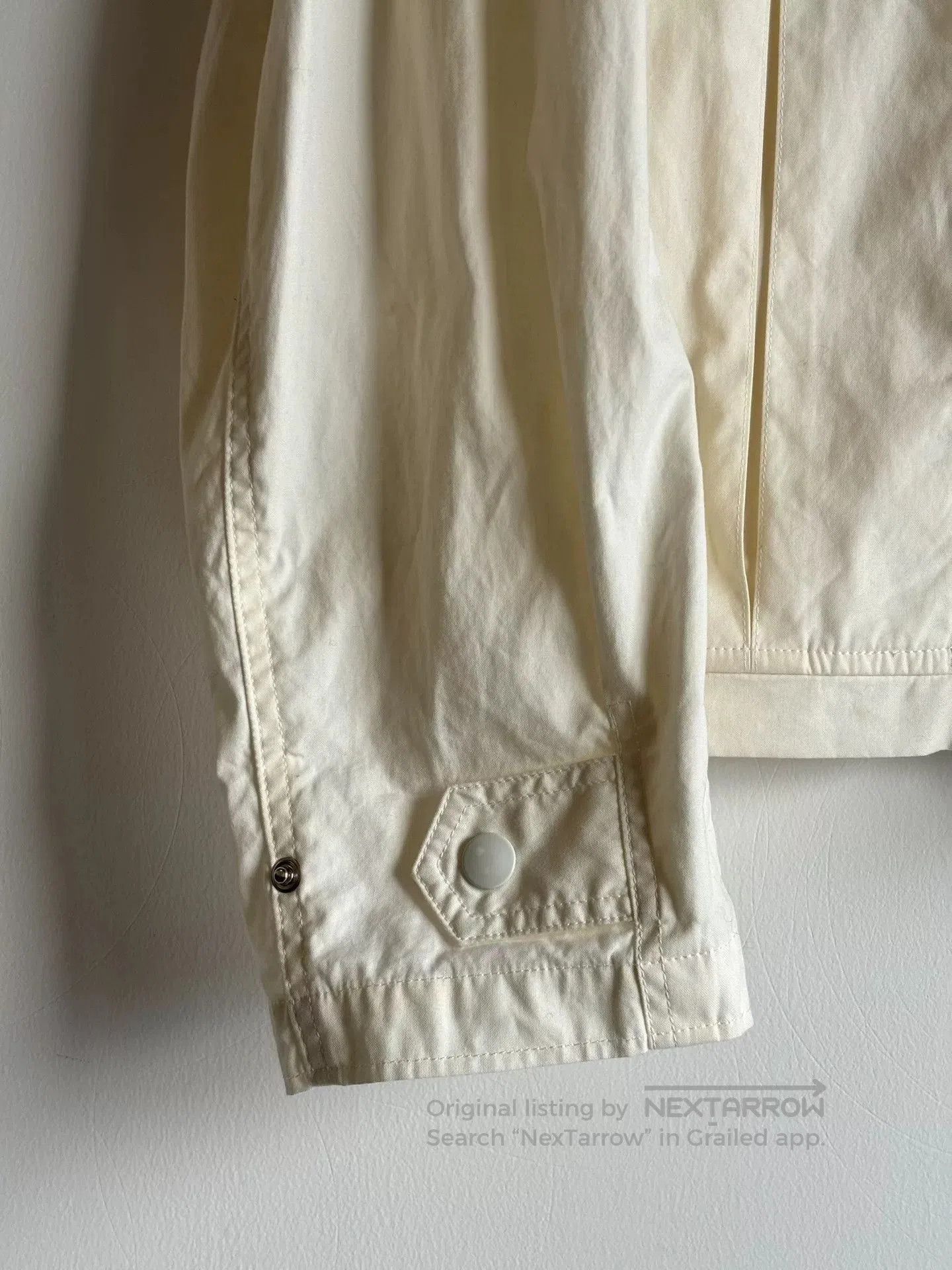 Helmut Lang helmut lang short zip jacket in cream. Size US M / EU 48-50 / 2 - 4 Thumbnail