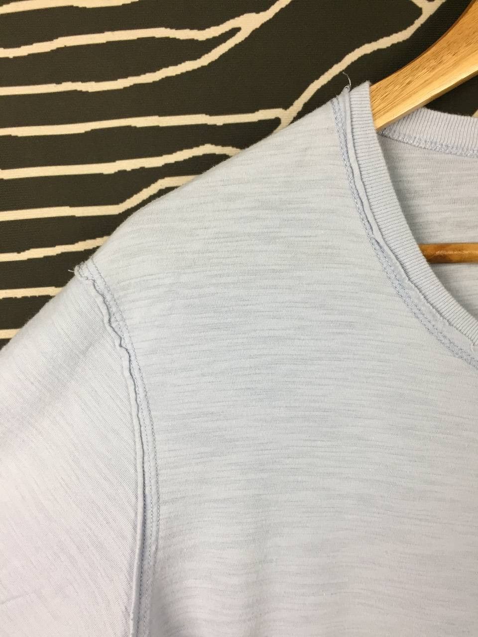 Diesel Diesel Co. Light Blue Pocket Long Sleeve Henley Tee Size S Size US S / EU 44-46 / 1 - 4 Thumbnail