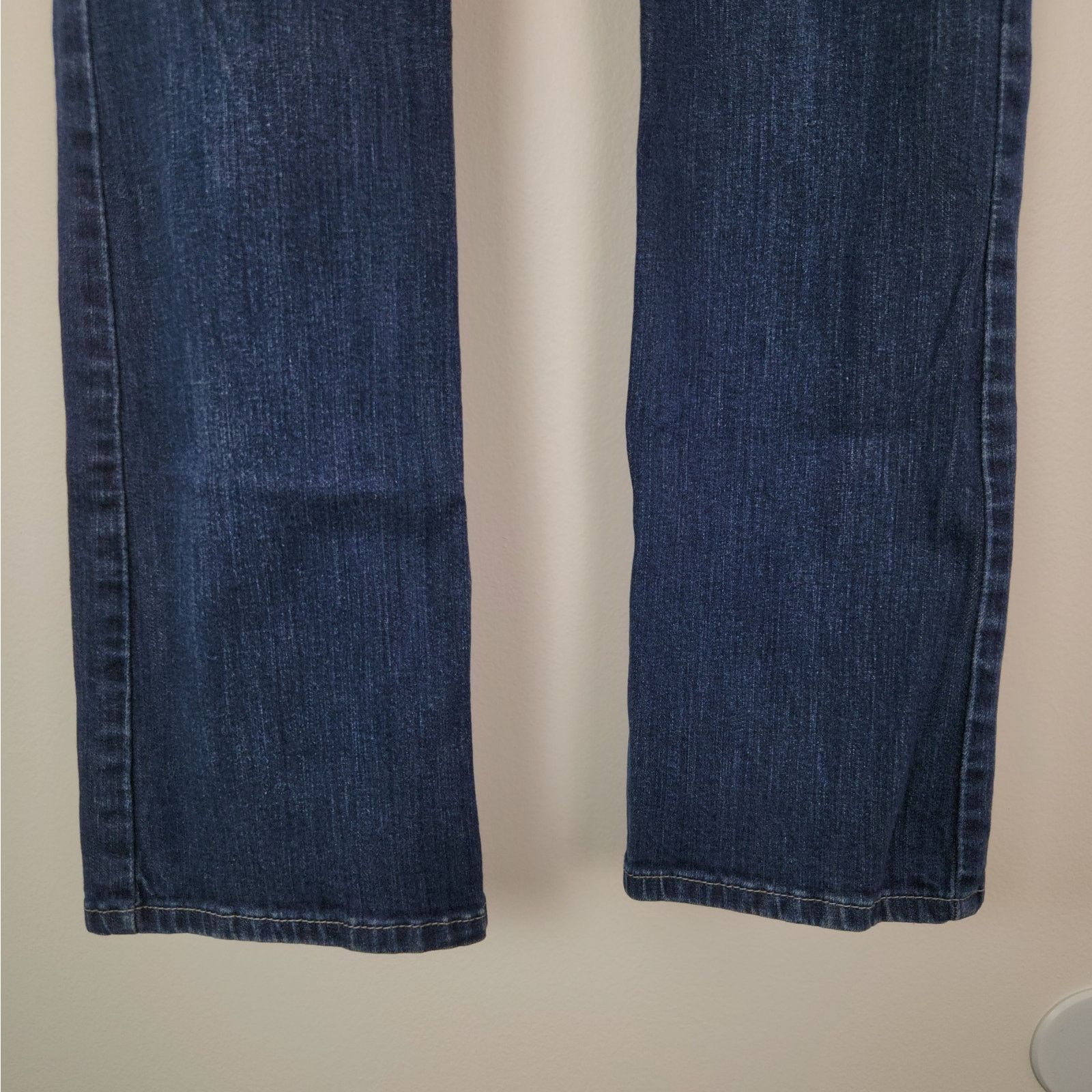 Levi's 2000s 524 Super Low Levi's Jeans Straight Dark Wash 9 Size 32" / US 10 / IT 46 - 5 Thumbnail
