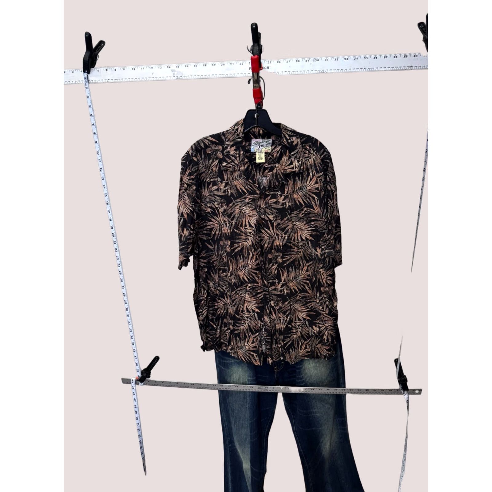 Big Dogs Big Dogs Shirt Short Sleeve Button Up M Rayon Floral Pocket Multicolor Mens Size US M / EU 48-50 / 2 - 1 Thumbnail