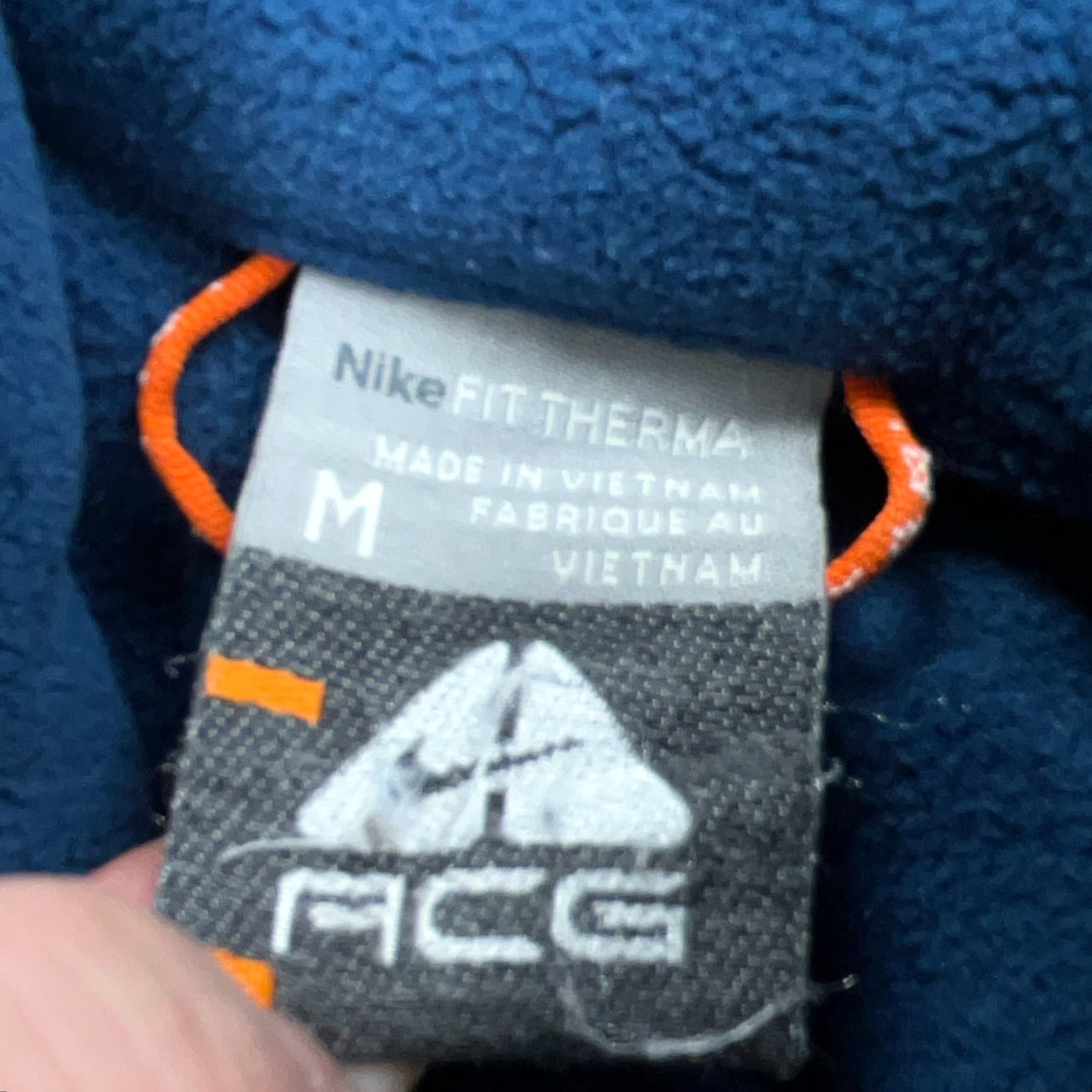 Nike Nike Jacket Men M Blue Gray Fleece ACG Thermal Layer Vintage Y2K Size US M / EU 48-50 / 2 - 3 Thumbnail