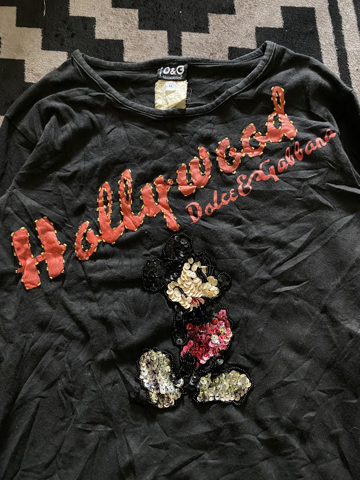 Dolce & Gabbana 2000s dolce & gabbana mickey mouse longsleeve tshirt Size US M / EU 48-50 / 2 - 2 Thumbnail