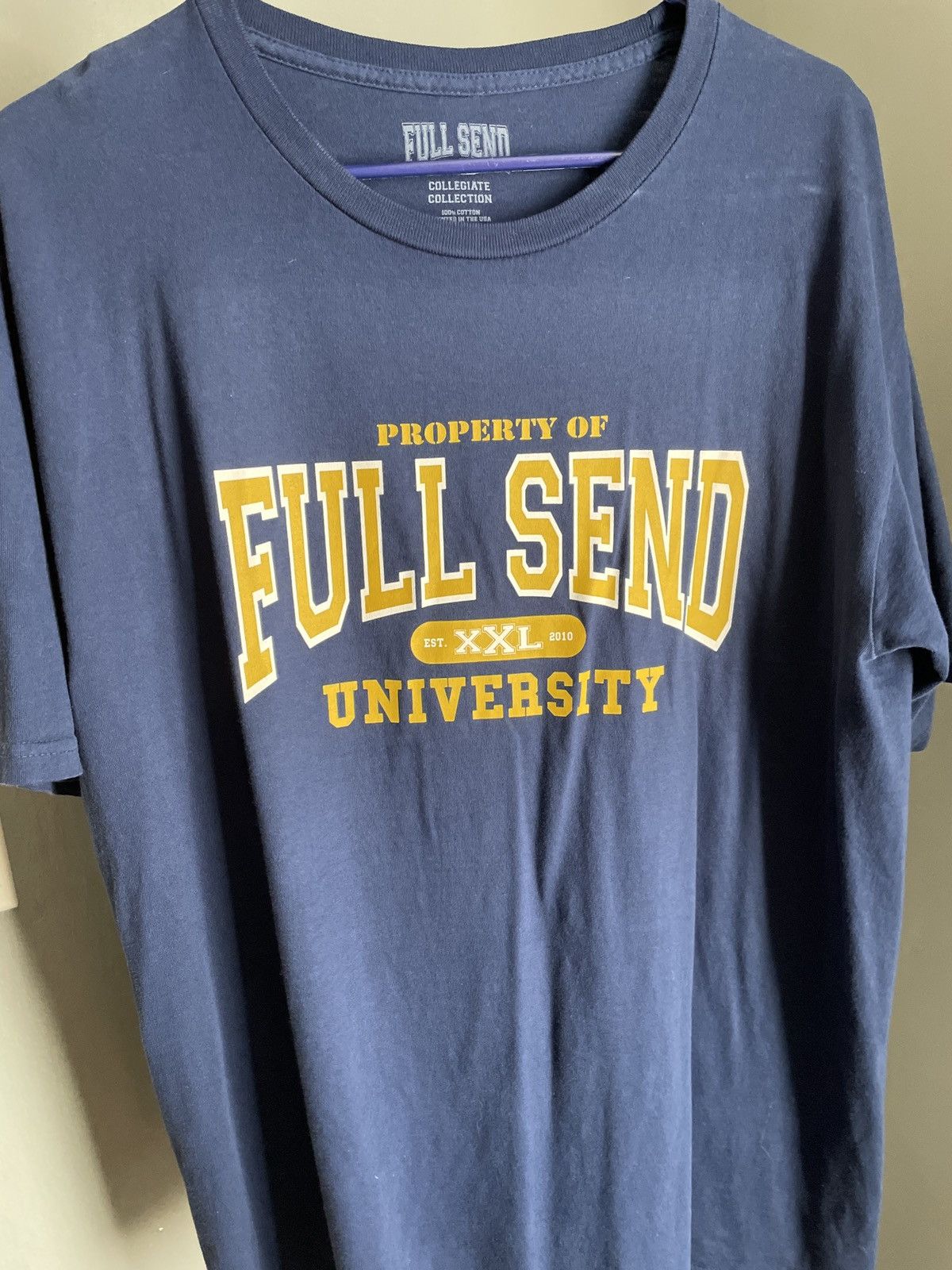 full send university t shirt