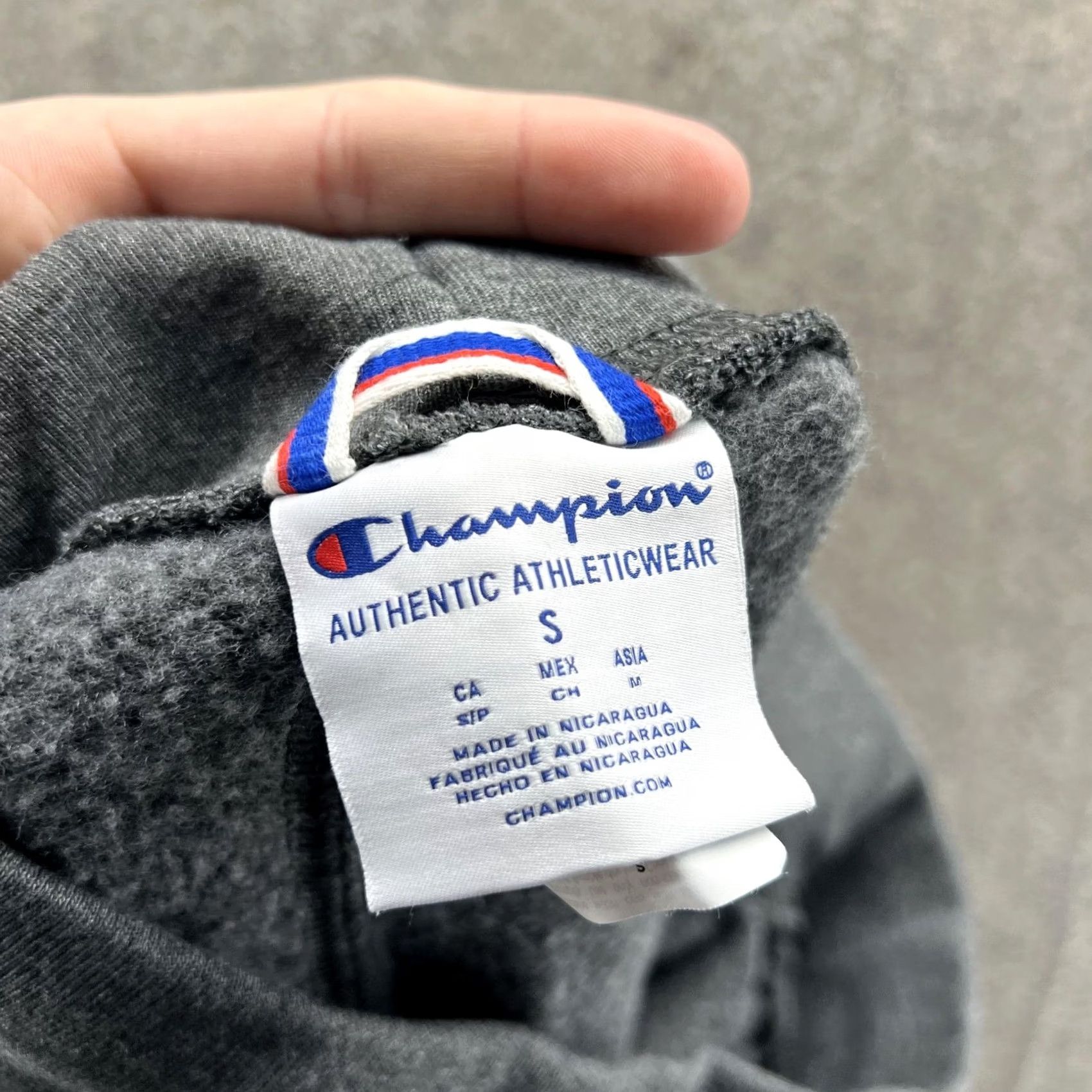 Champion Champion Sweatpants Mens Small Gray Fleece Jogger Pants Logo Athletic Lounge Size US 29 - 2 Thumbnail