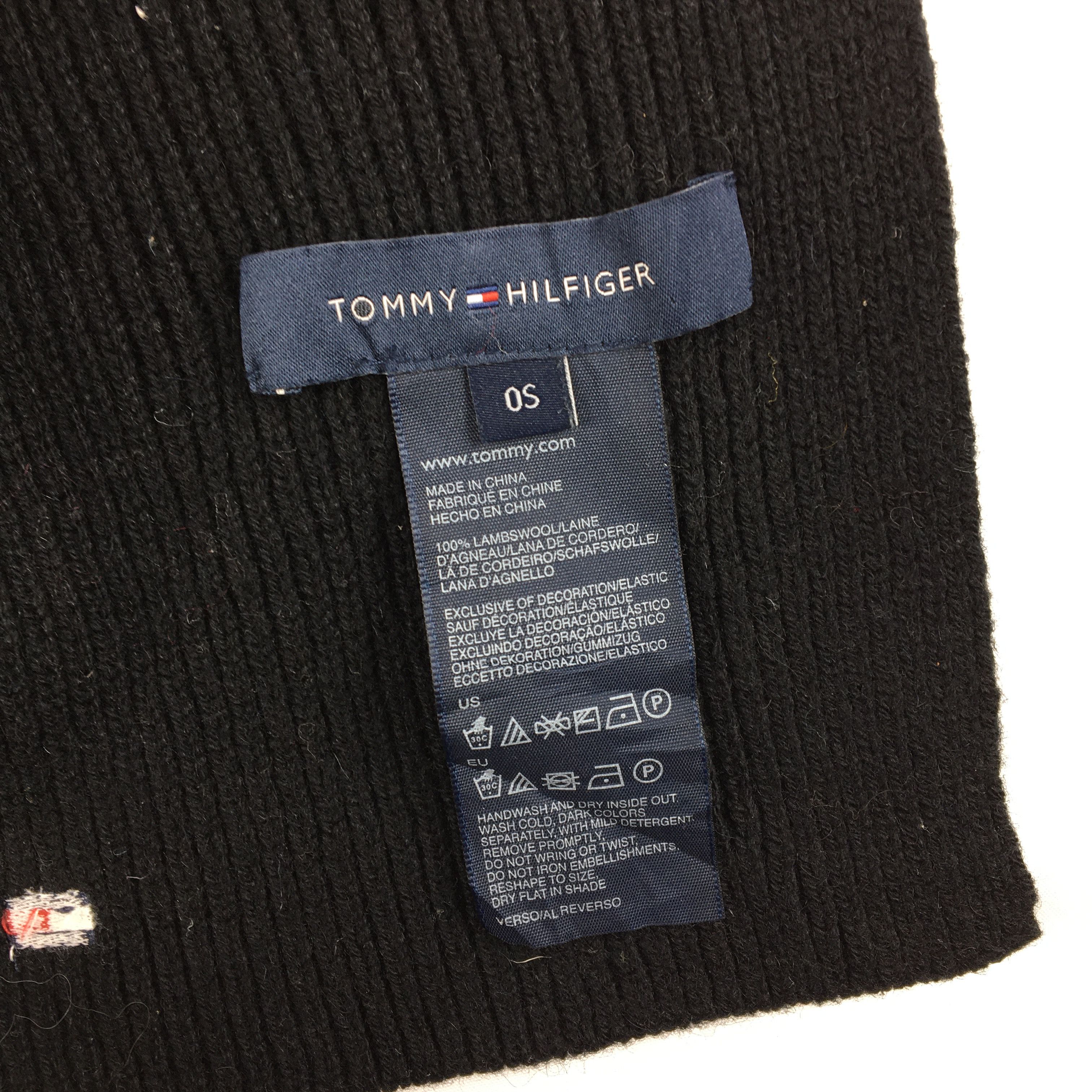 Tommy Hilfiger Vintage Tommy Hilfiger Scarf Muffler Wool Cashmere Scarves Size ONE SIZE - 4 Thumbnail