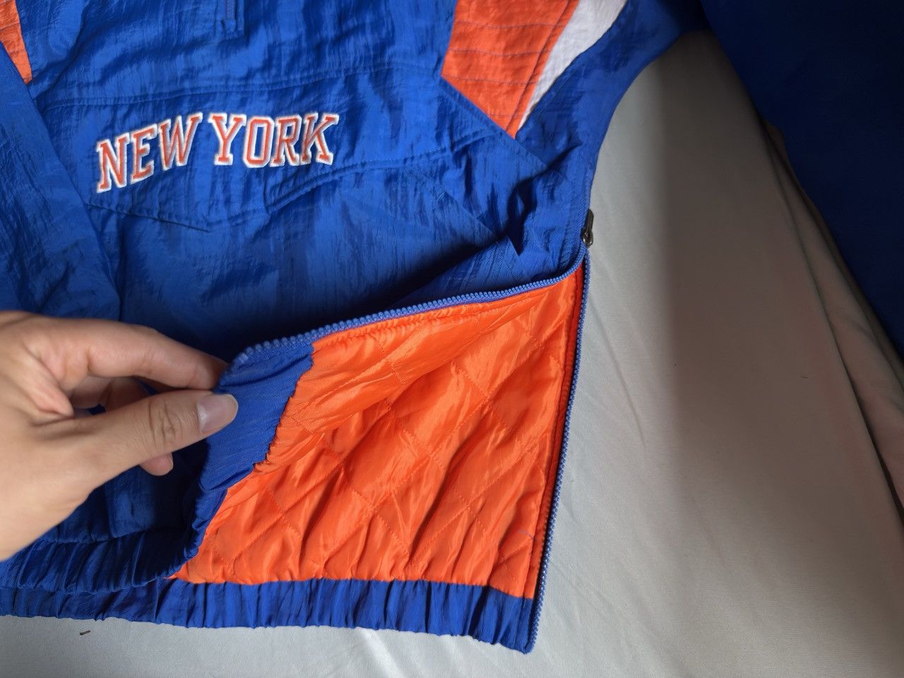 Starter New York Knicks Starter Bomber Jacket Medium Size US M / EU 48-50 / 2 - 6 Thumbnail