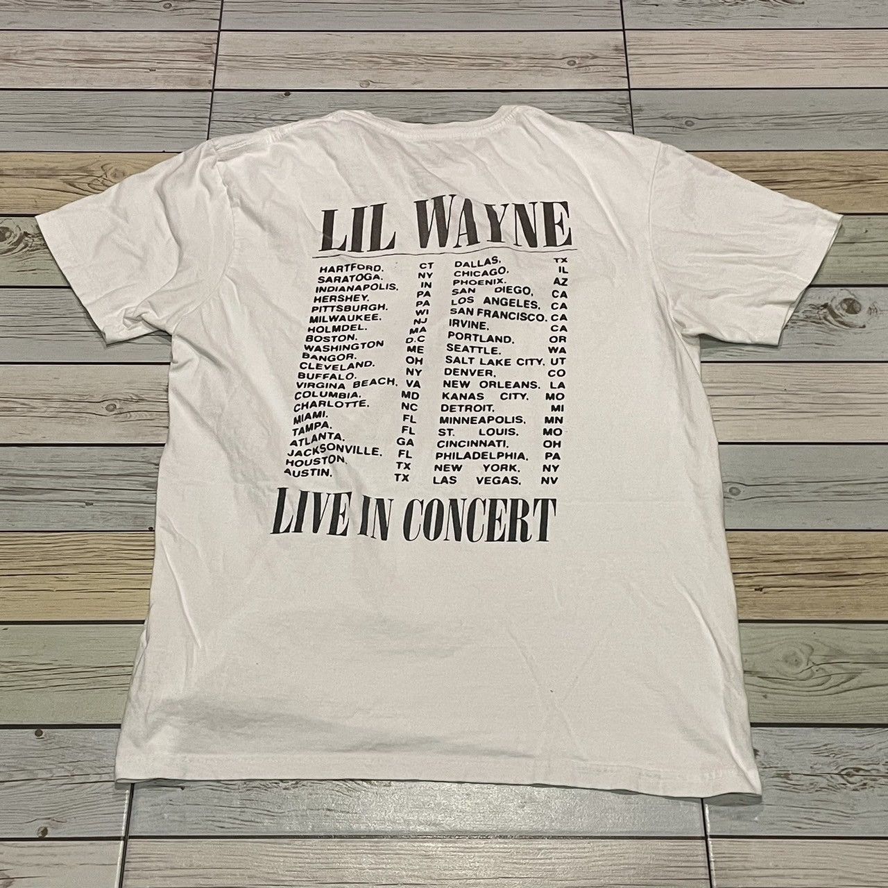 Lil Wayne × Rap Tees Rare Lil Wayne Hiphop Raptee Band Tee Size US S / EU 44-46 / 1 - 3 Thumbnail