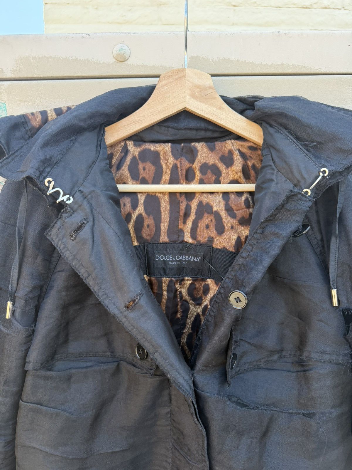 Dolce & Gabbana 2010s Dolce and Gabbana Leopard Print Parka Size US M / EU 48-50 / 2 - 11 Thumbnail