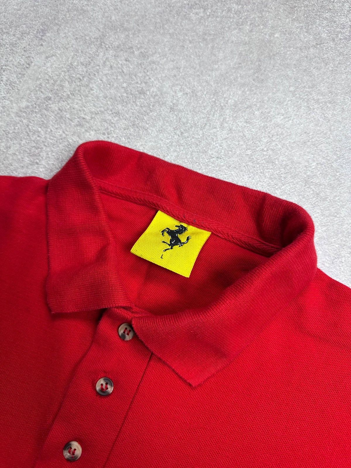 Ferrari Vintage 1996 Ferarri F-1 Racing Y2K Polo Shirt L Size US L / EU 52-54 / 3 - 5 Thumbnail