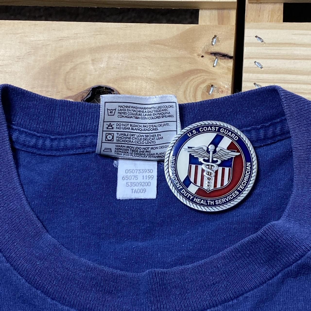 Nike Vintage Nike Navy Blue Basketball Tee Size Large Size US L / EU 52-54 / 3 - 4 Thumbnail