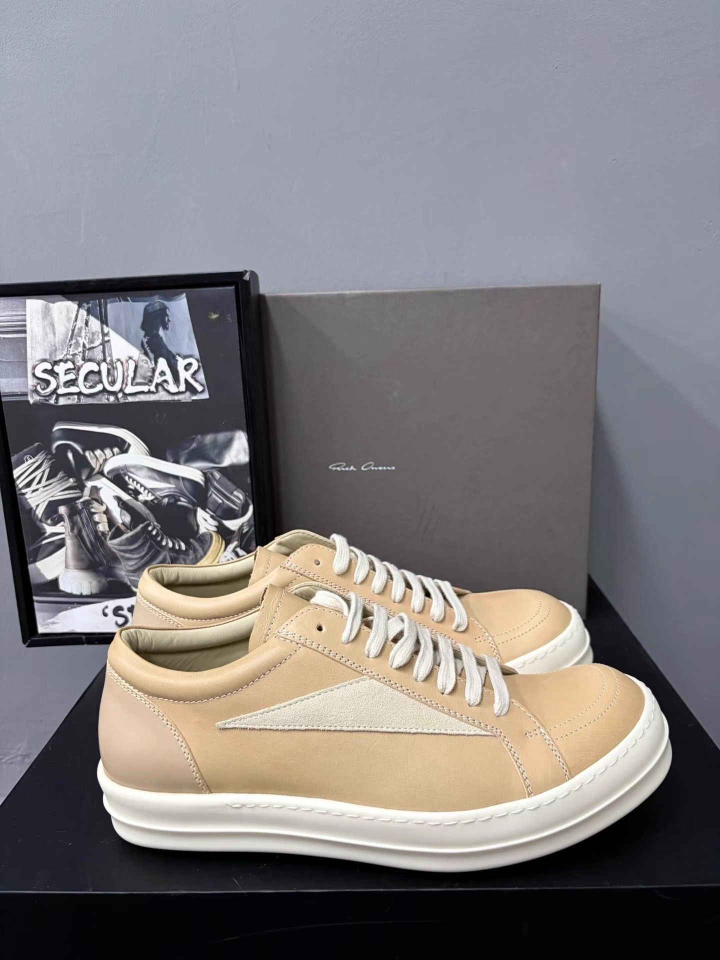 Rick Owens Rick Owens 25FW Butter Yellow Low Sneakers K34 Size US 8 / EU 41 - 4 Thumbnail