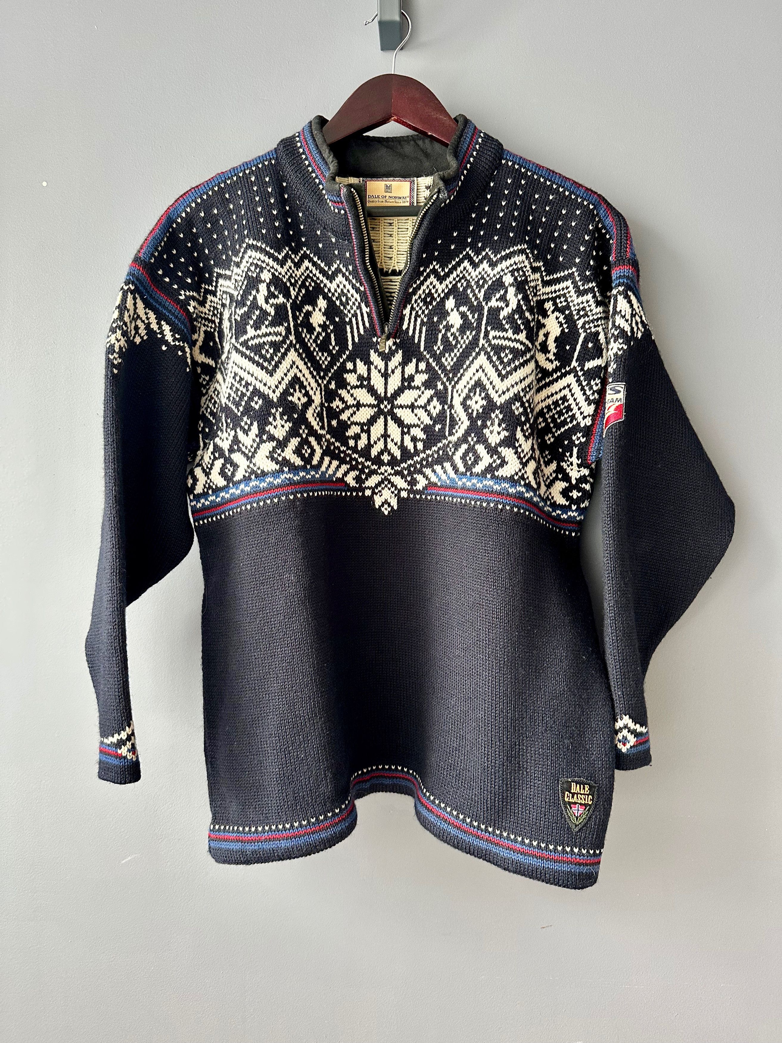 Dale Of Norway Dale of Norway CLASSIC US Team Wool Ski Sweater Navy Knit Size US M / EU 48-50 / 2 - 2 Thumbnail