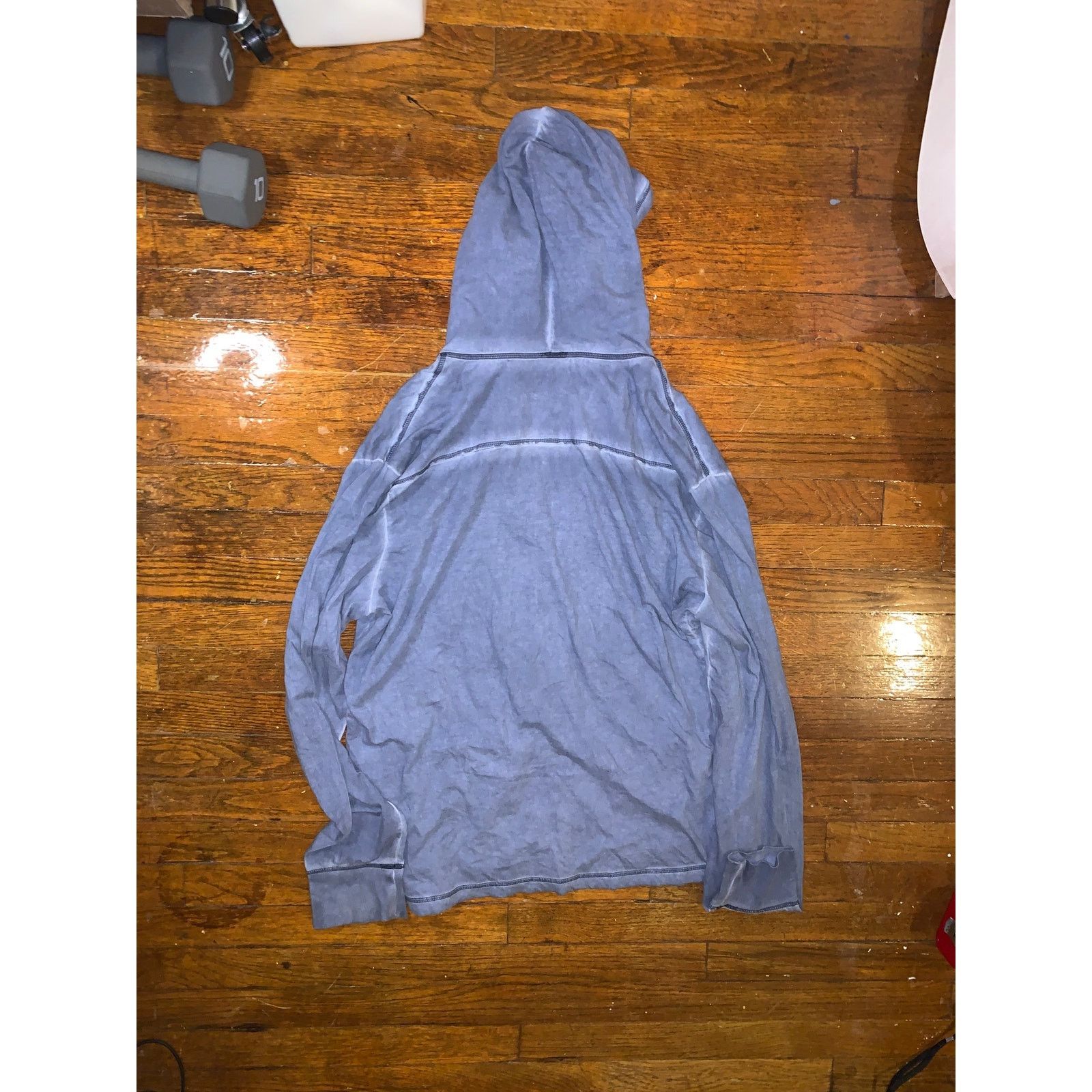 Rock & Republic Rock & Republic Mineral Wash Zip Hoodie Blue Grey XL Size US XL / EU 56 / 4 - 8 Thumbnail