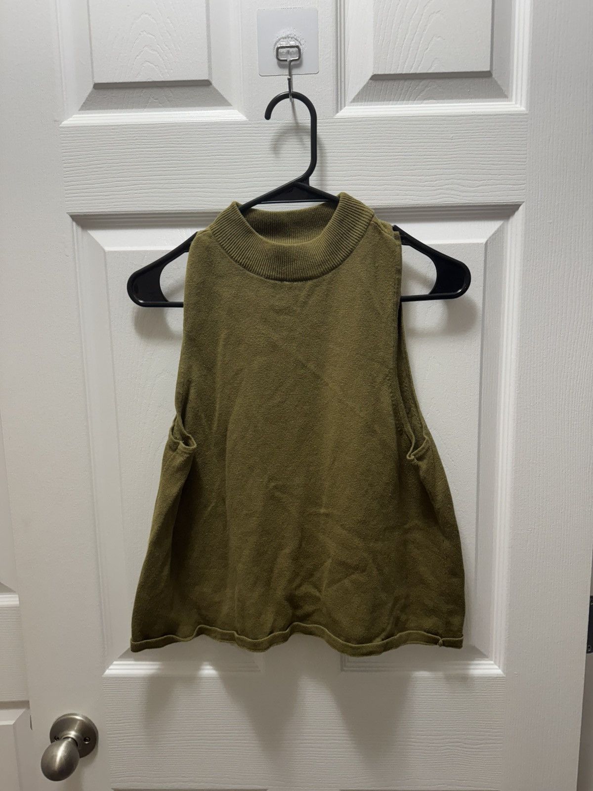 RVCA RVCA Green Collar Sleeveless Cropped Skater Top Size US M / EU 48-50 / 2 - 1 Thumbnail