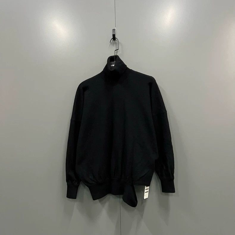 Balenciaga size 36 Black Destroyed High Neck Knitwear