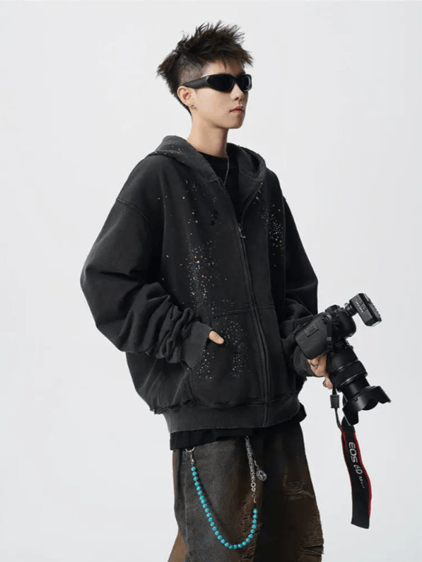 Japanese Brand American Zipper Hoodie Size US XL / EU 56 / 4 - 2 Thumbnail