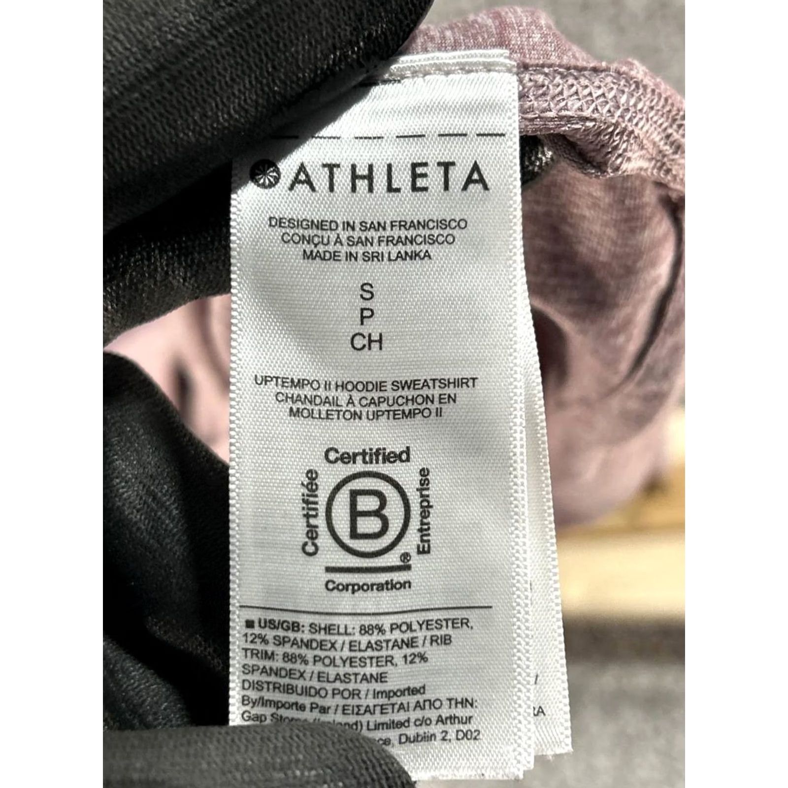 Athleta Athleta Hoodie Womens Small Pink Running Pullover Size S / US 4 / IT 40 - 4 Thumbnail