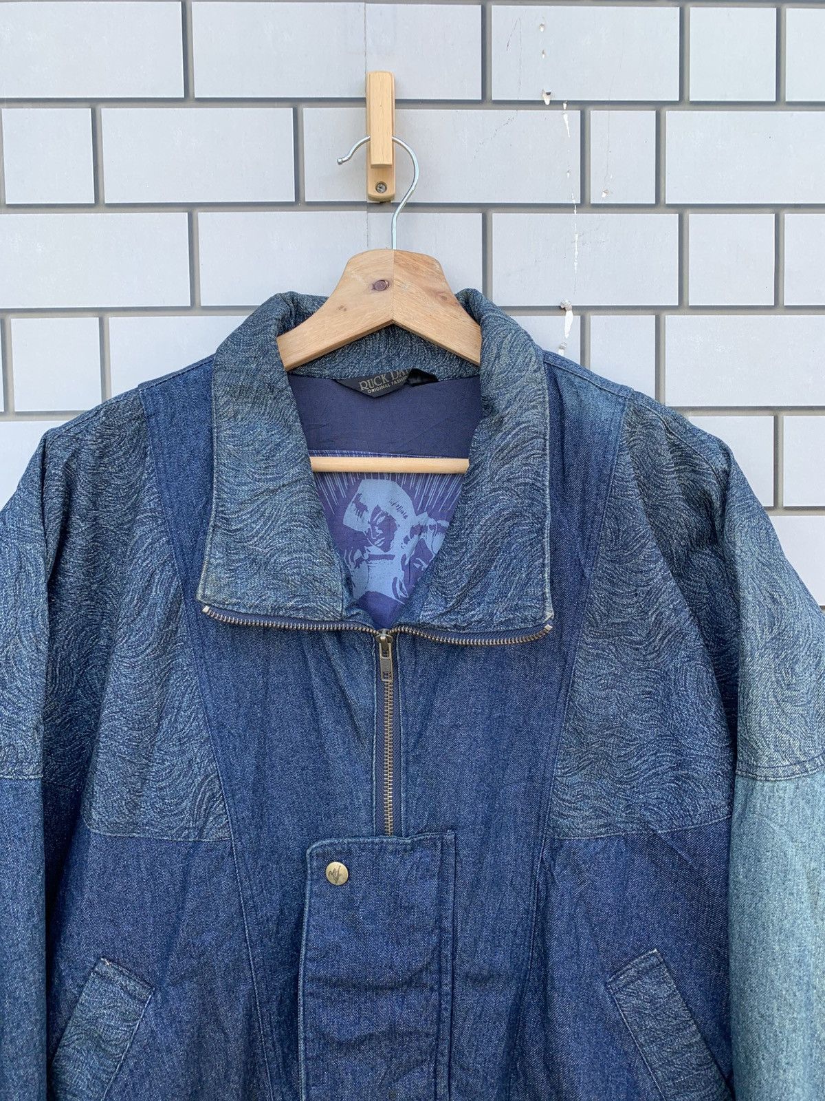 Indigo × Japanese Brand × Vintage Vintage Japanese Brand Ruck Dam Indigo Jacket Size US L / EU 52-54 / 3 - 7 Thumbnail