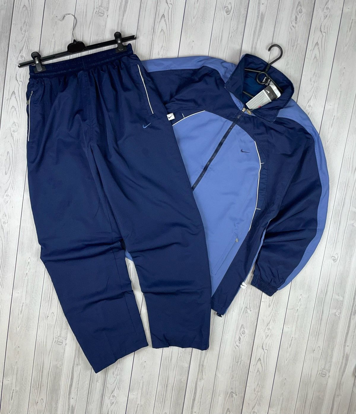 Nike Vintage nike Tracksuit blue size XXL rare logo Size US XXL / EU 58 / 5 - 1 Thumbnail